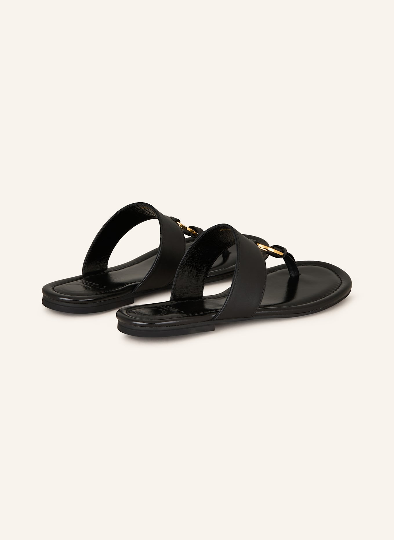 ODISSì OLIVIA flip flops: BLACK