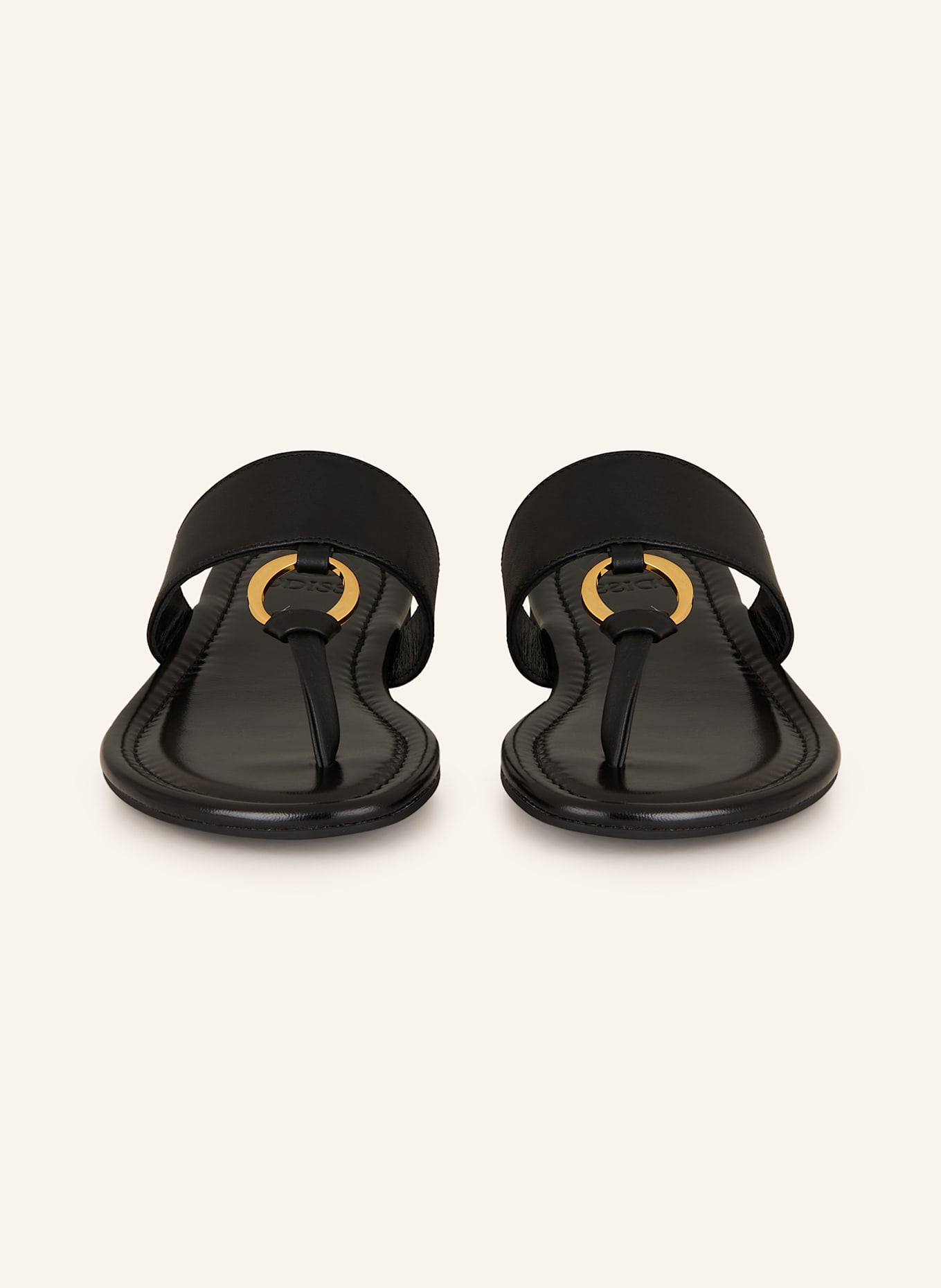 ODISSì OLIVIA flip flops: BLACK