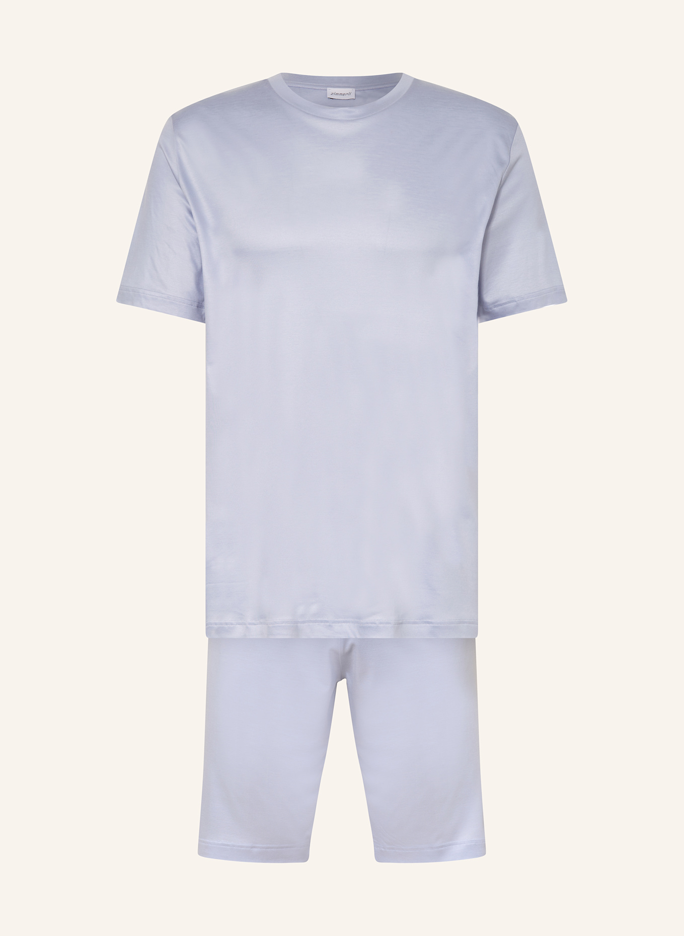 zimmerli Shorty pajamas SUSTAINABLE LUXURY: BLUE GRAY