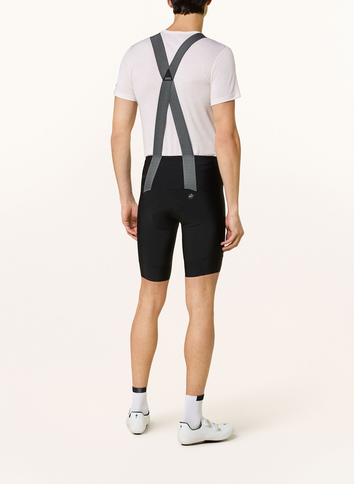 ASSOS MILLE GTS S11 cycling shorts with straps and padded insert: BLACK