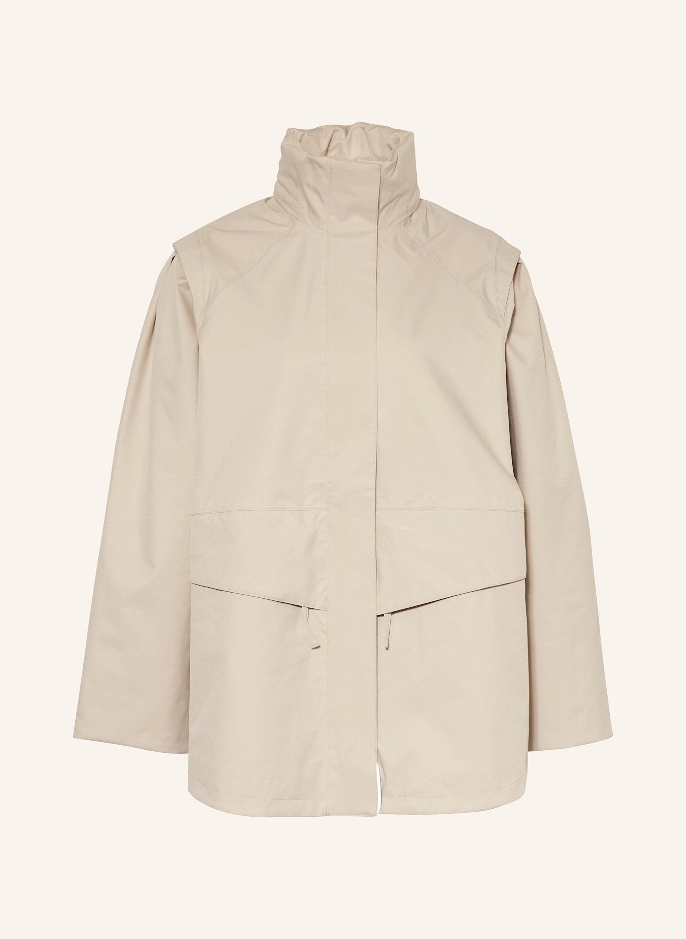 BRGN SOMMERBRIS rain jacket: LIGHT BROWN