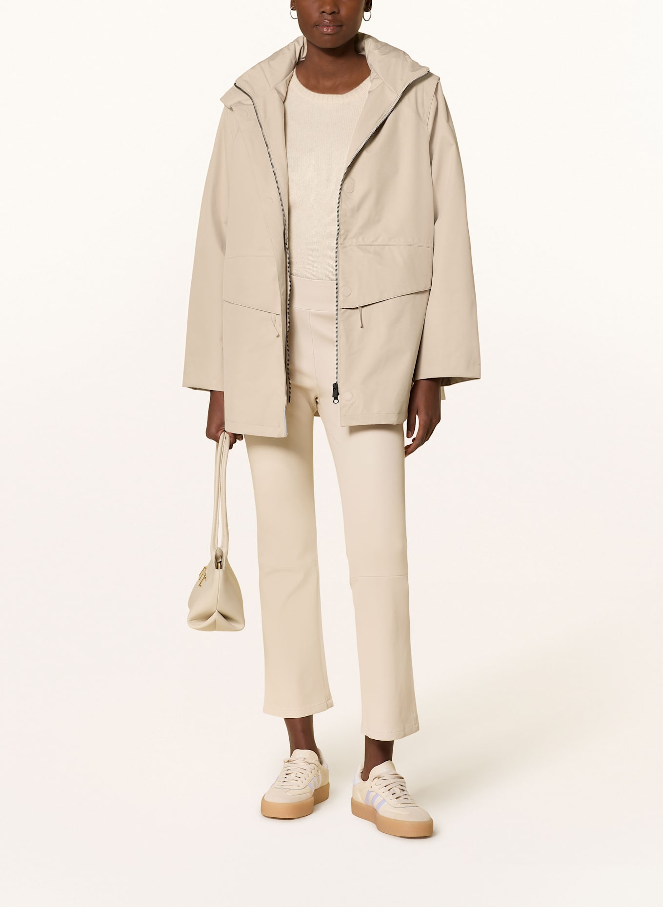 BRGN SOMMERBRIS rain jacket: LIGHT BROWN