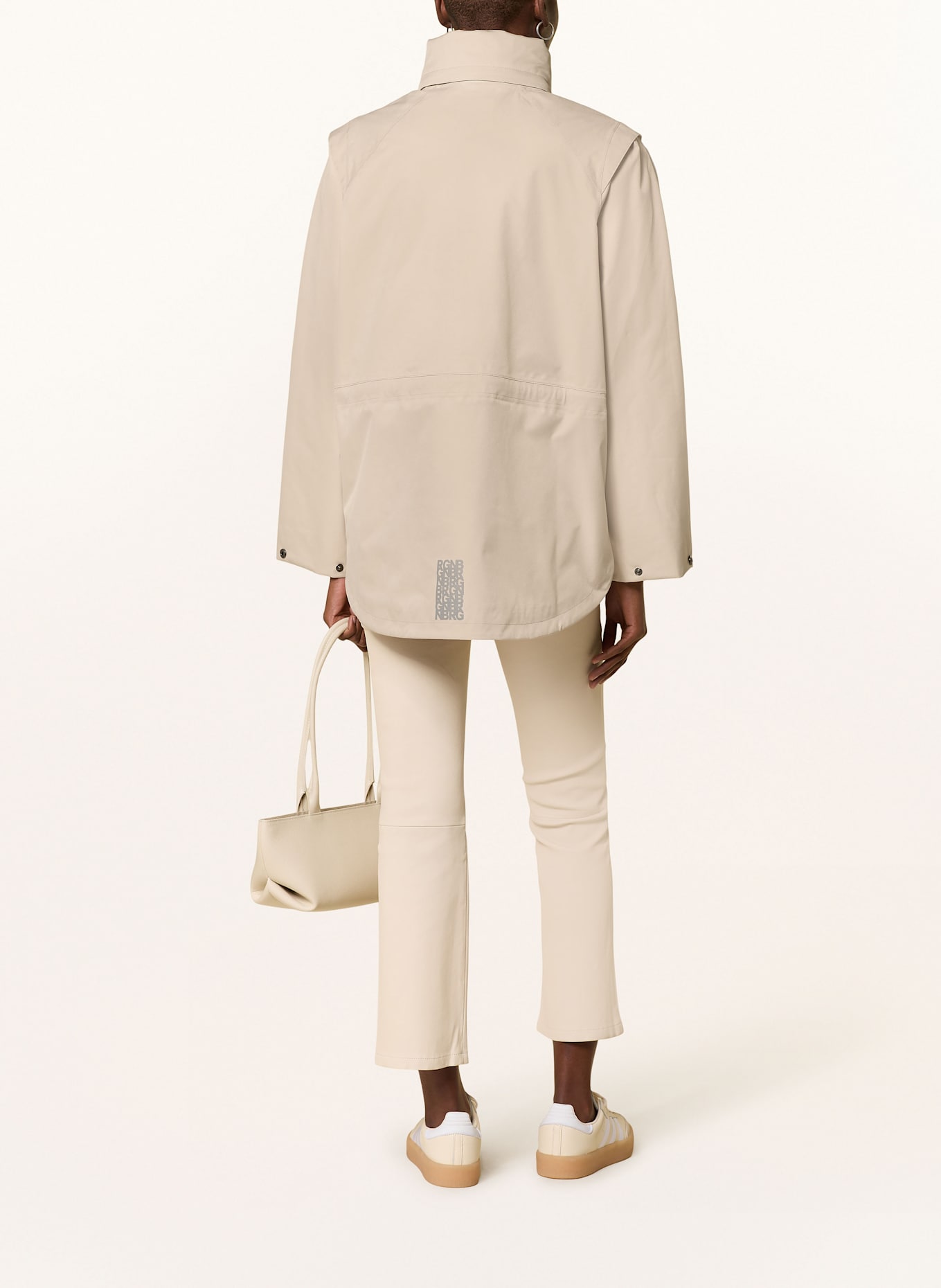 BRGN SOMMERBRIS rain jacket: LIGHT BROWN