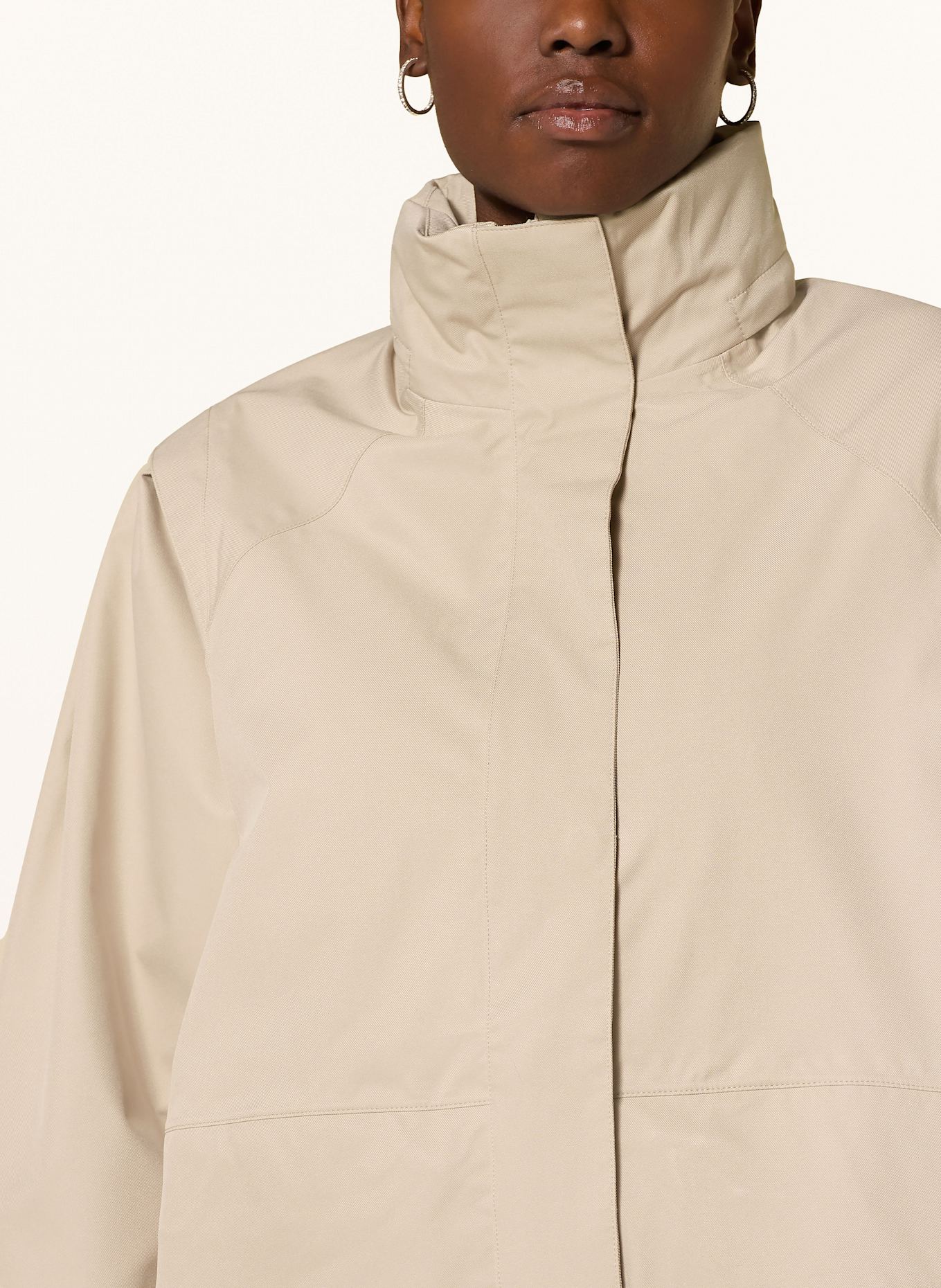 BRGN SOMMERBRIS rain jacket: LIGHT BROWN