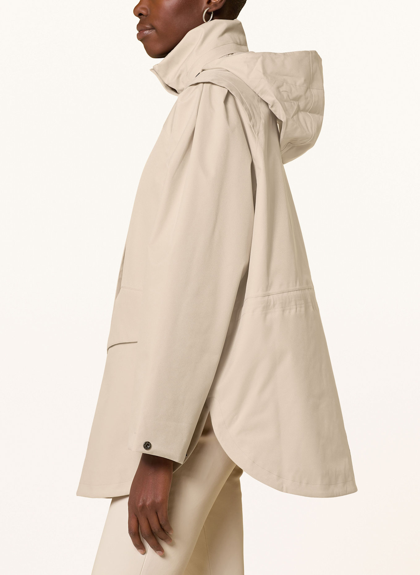BRGN SOMMERBRIS rain jacket: LIGHT BROWN