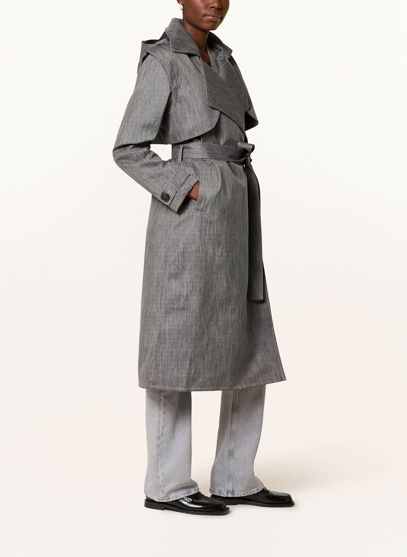 BRGN Regenmantel REGNDRÅPE: GRAU