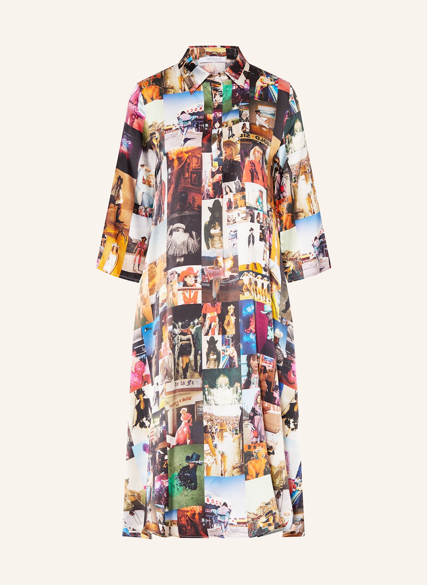 UNBREAK.IT Seidenkleid mit 3/4-Arm: Jacken für Herren
