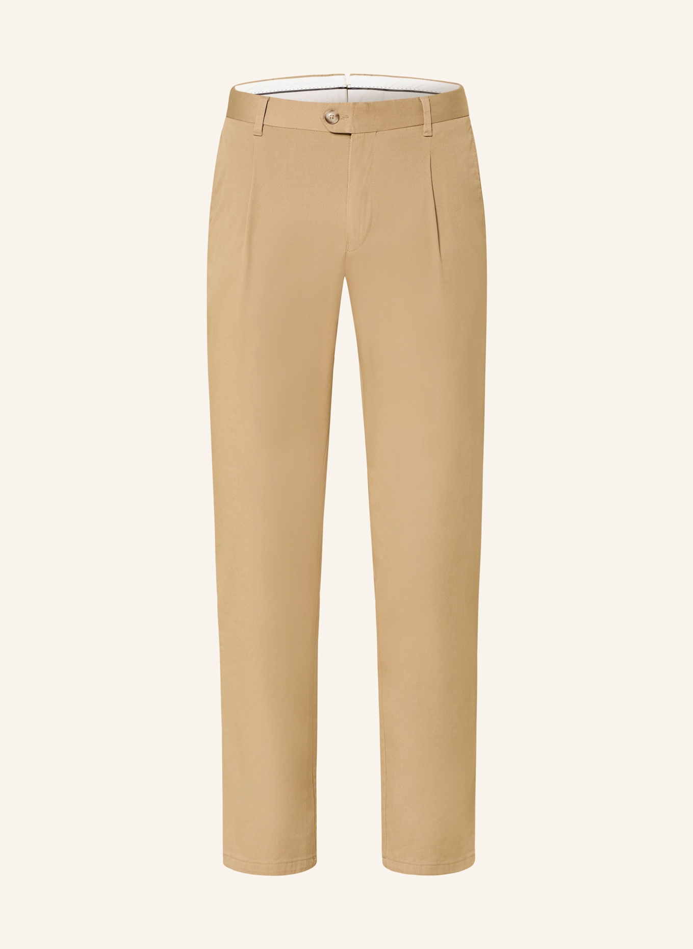 DRESSLER Anzughose Slim Fit: 075 beige