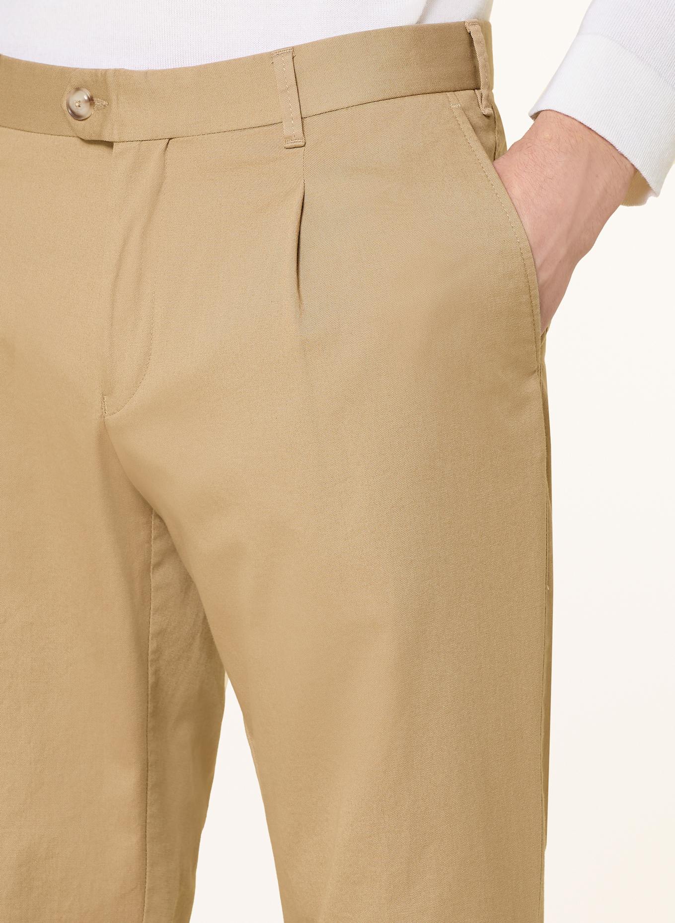 DRESSLER Anzughose Slim Fit: 075 beige