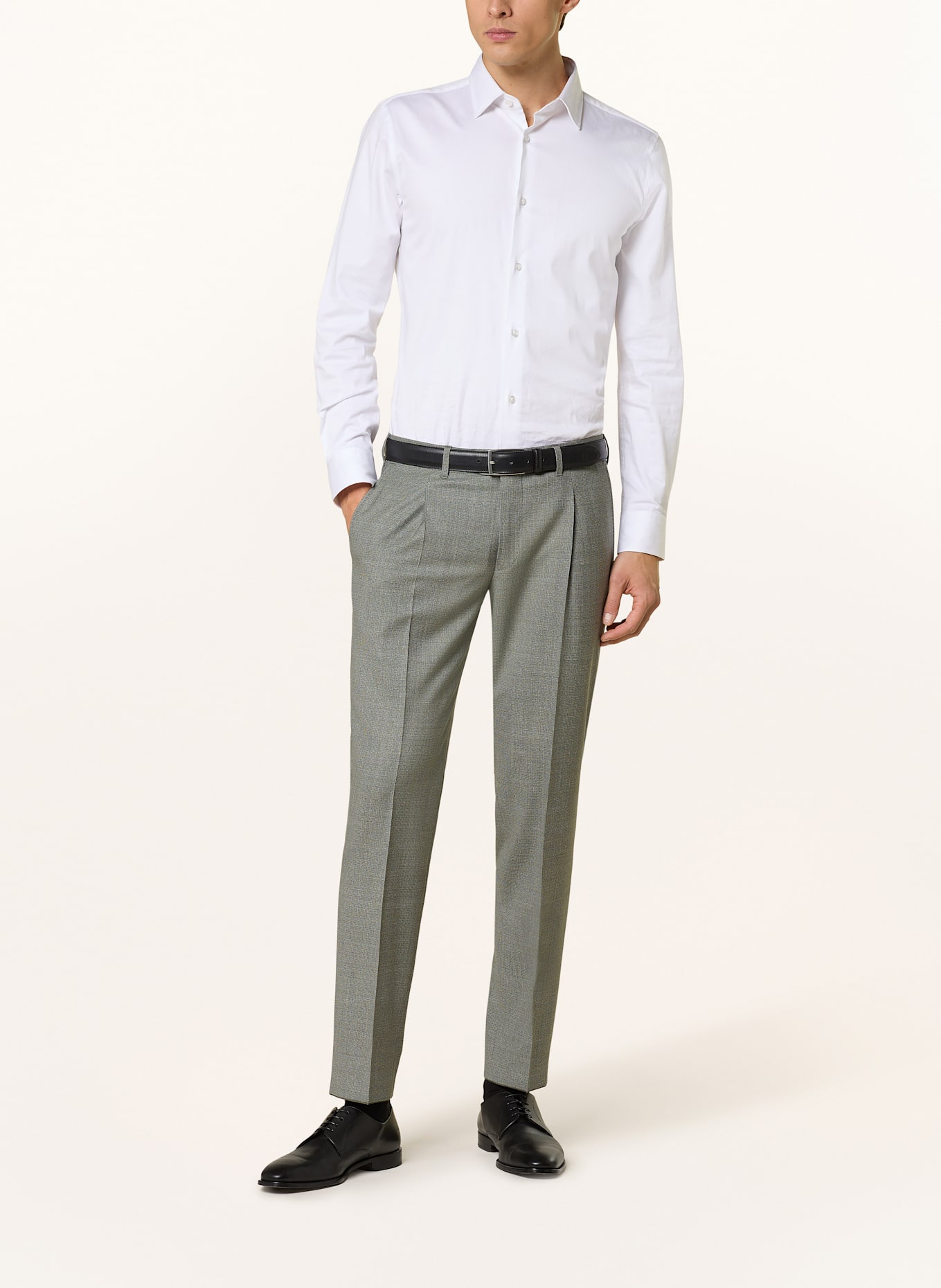 DRESSLER Suit trousers slim fit: 062 grün