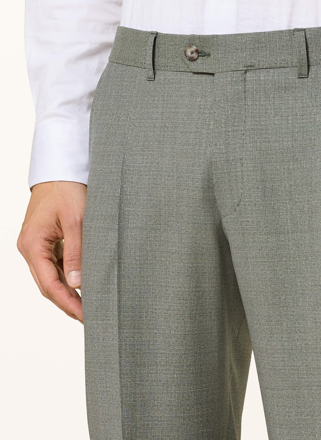 DRESSLER Suit trousers slim fit: 062 grün