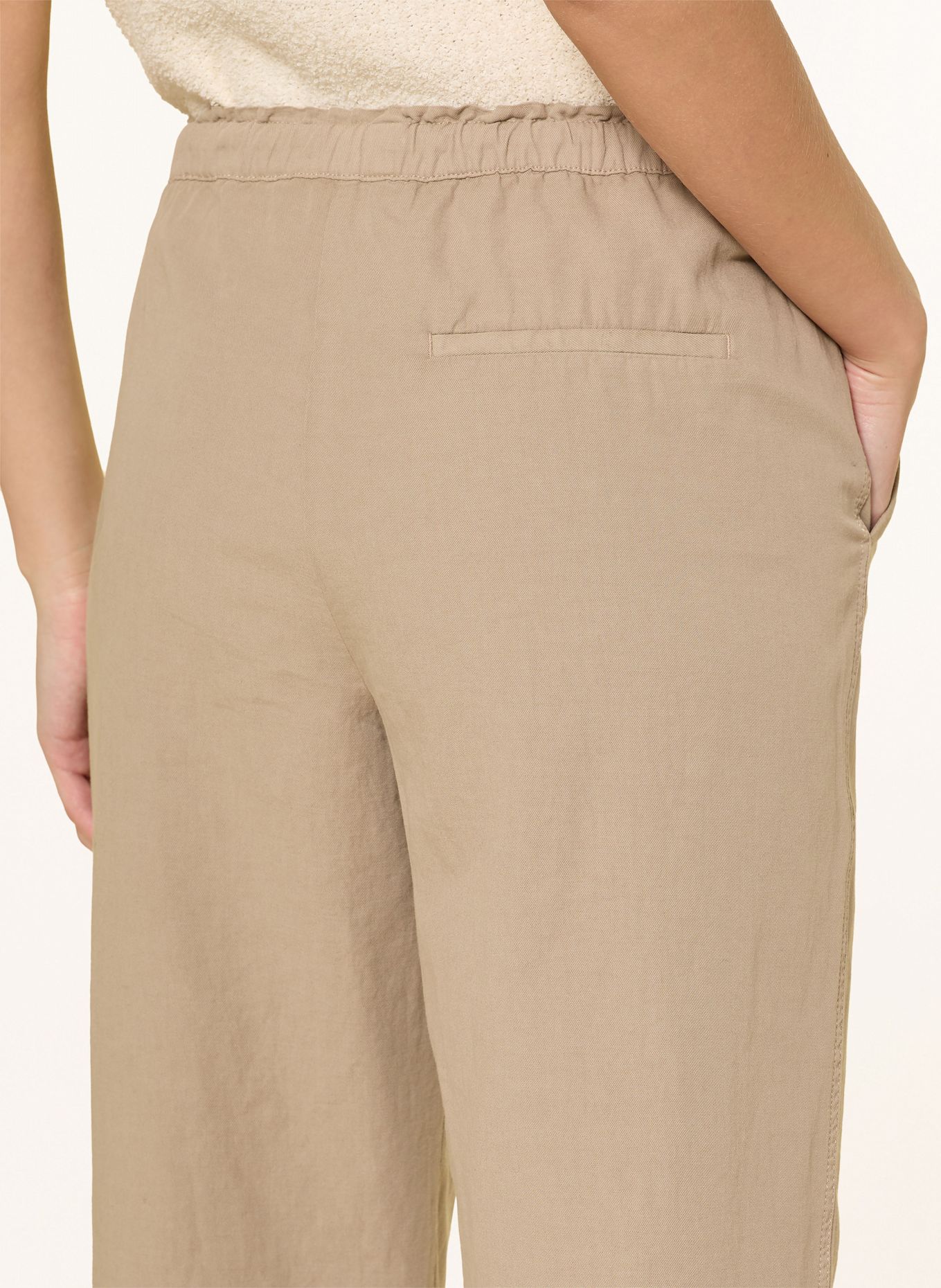 Marc O'Polo Kalhoty v joggingovém stylu: BÉŽOVÁ