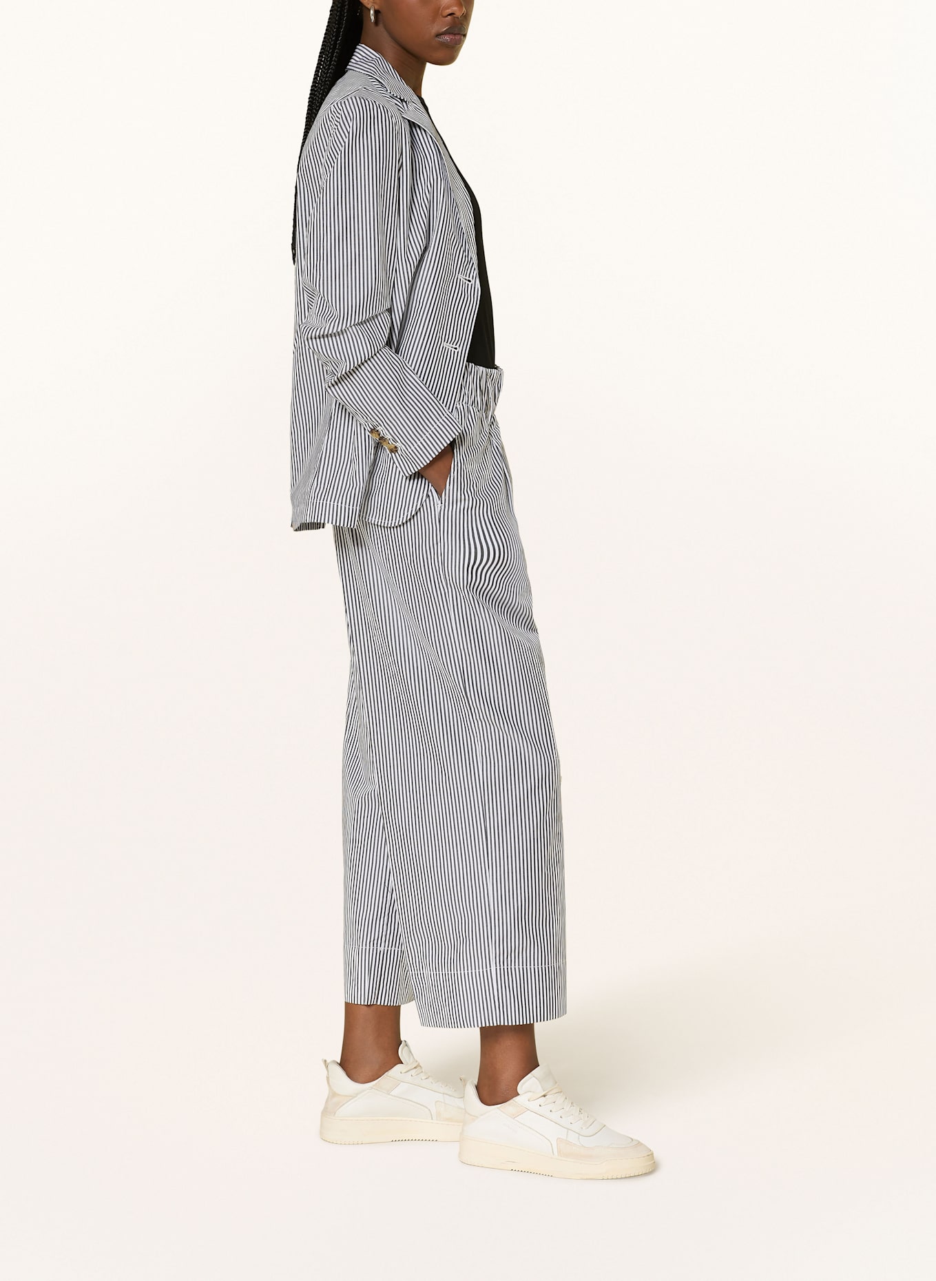 MYTHS Culottes: WHITE/ BLACK