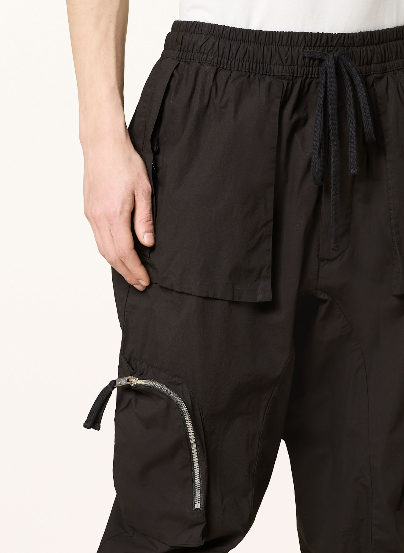 thom/krom Cargo pants slim fit: BLACK