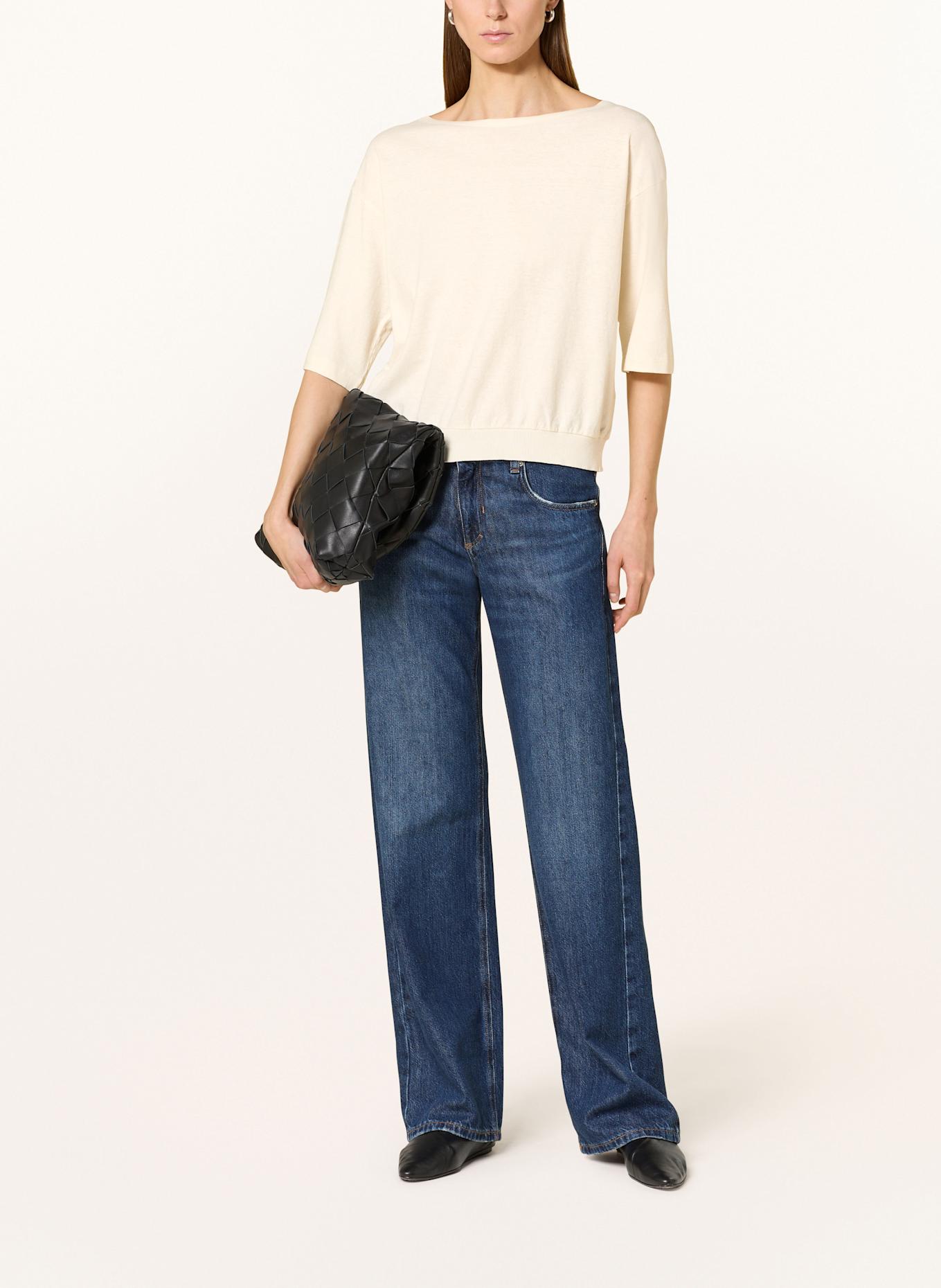 LANIUS T-Shirt: ECRU