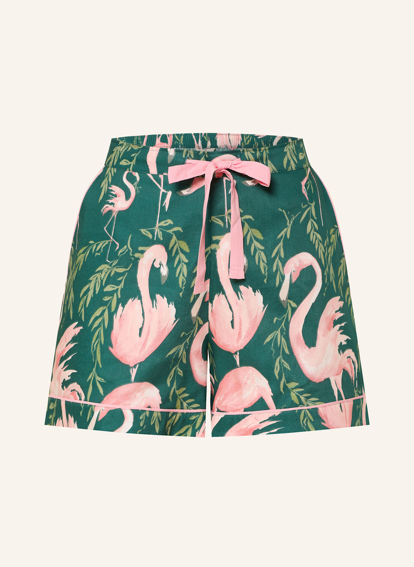 cyberjammies Pajama shorts IVY: GREEN/ PINK