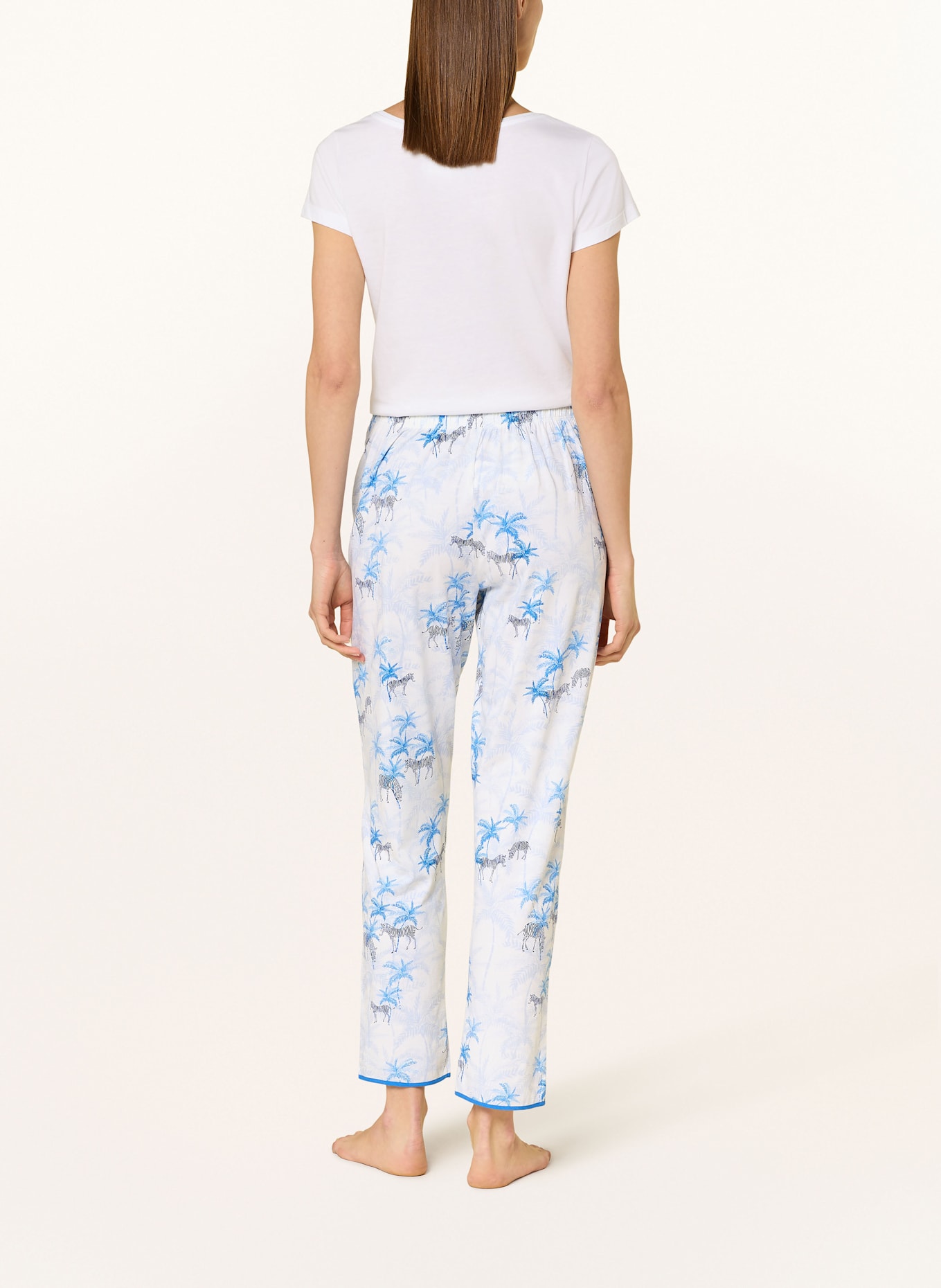 cyberjammies Schlafhose LYLA, Farbe: WEISS/ BLAU/ HELLLILA (Bild 3)