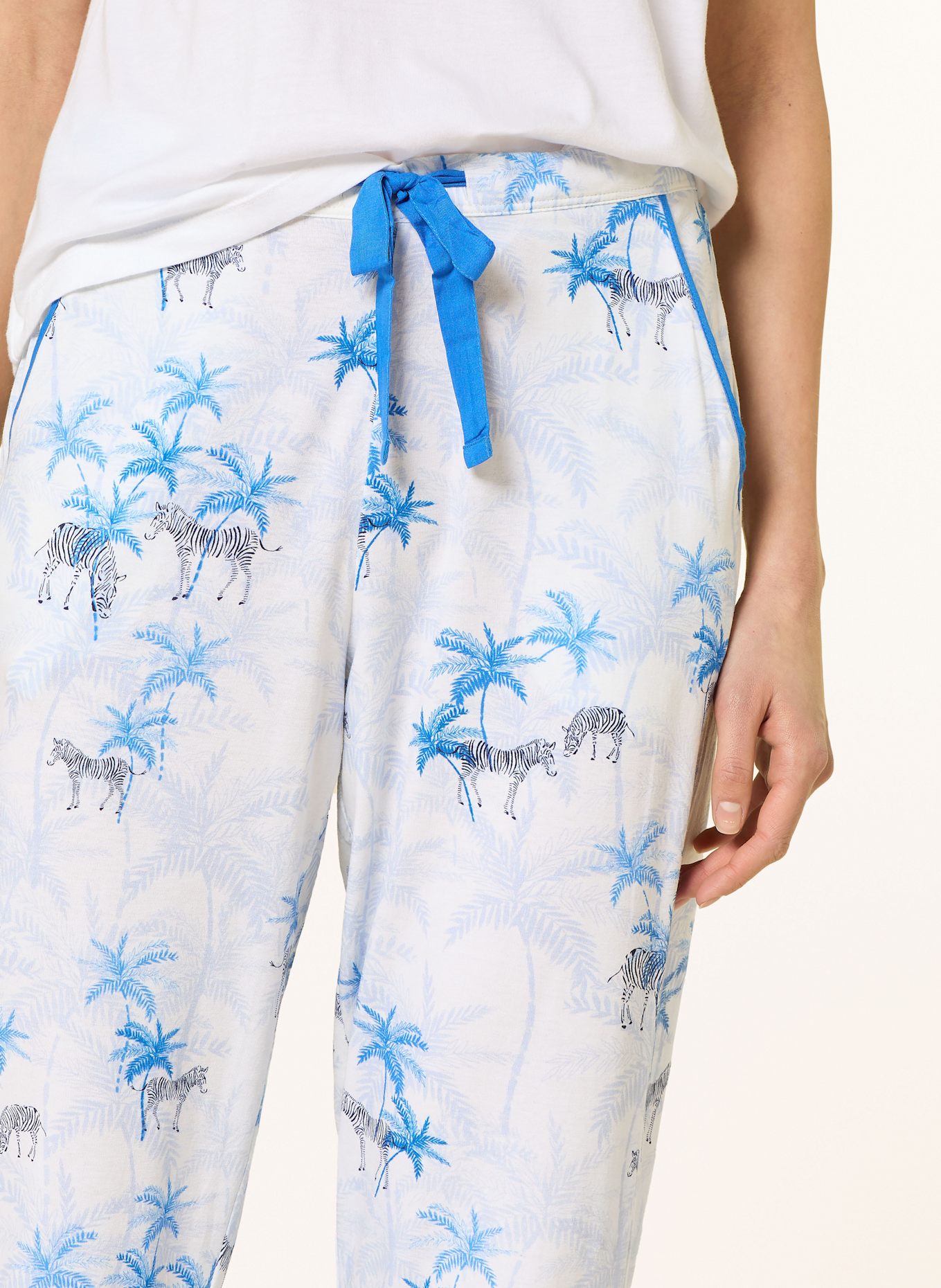 cyberjammies Schlafhose LYLA, Farbe: WEISS/ BLAU/ HELLLILA (Bild 5)