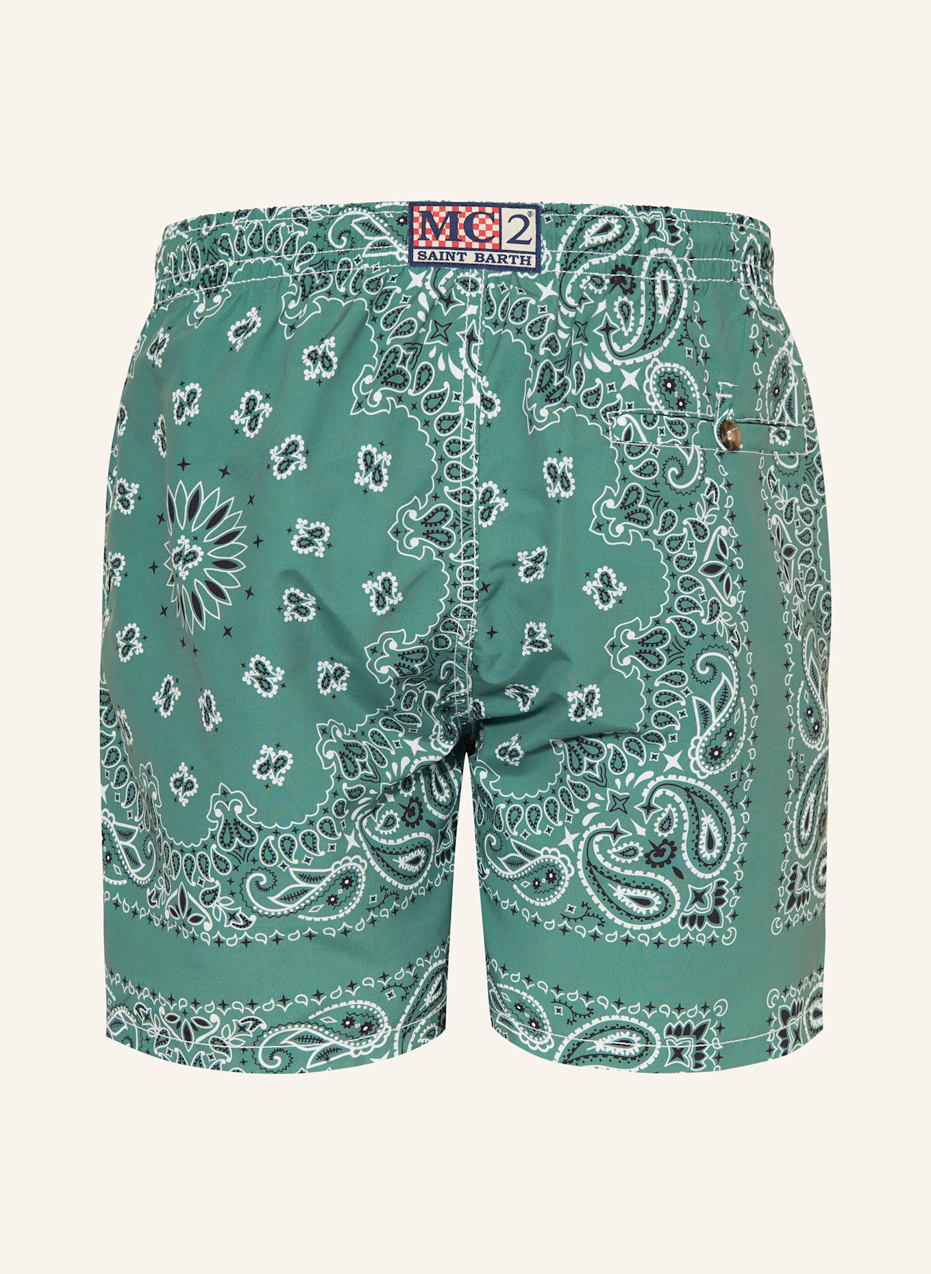 MC2 SAINT BARTH Kąpielówki bokserki: ZIELONY / BIAŁY / CZARNY