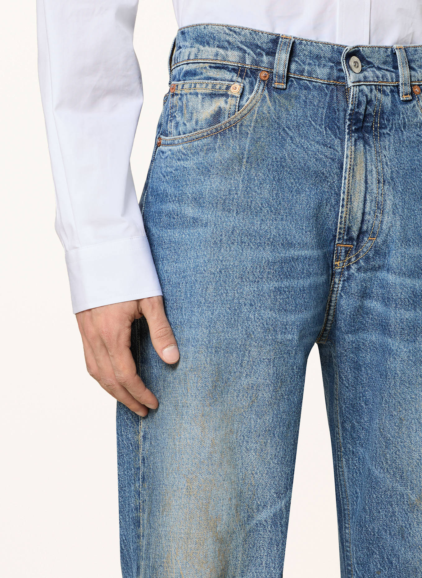OUR LEGACY THIRD CUT relaxed fit jeans: DEADLINE WASH