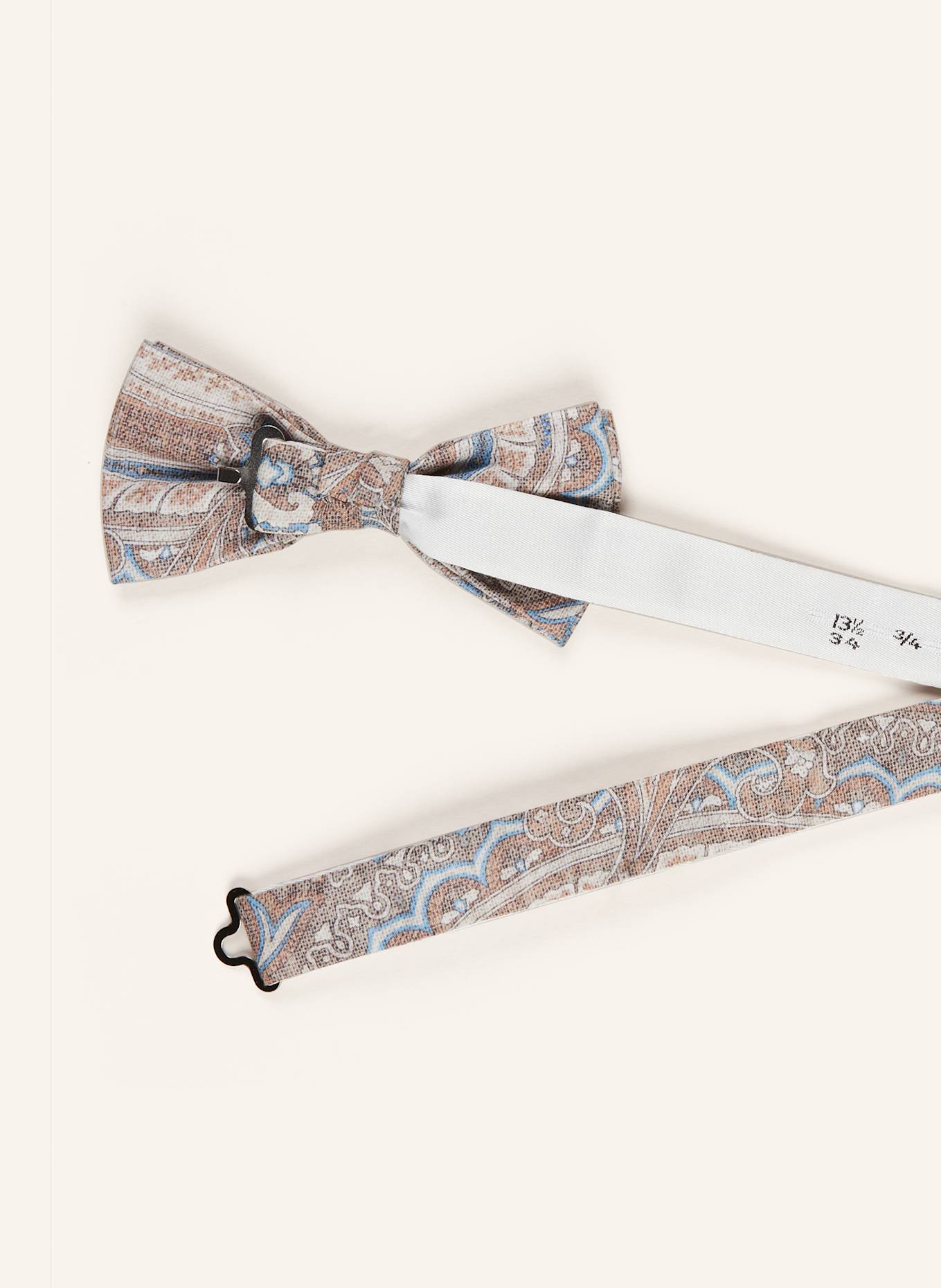 Prince BOWTIE Zestaw: mucha z poszetką: BEŻOWY / JASNONIEBIESKI / KREMOWY