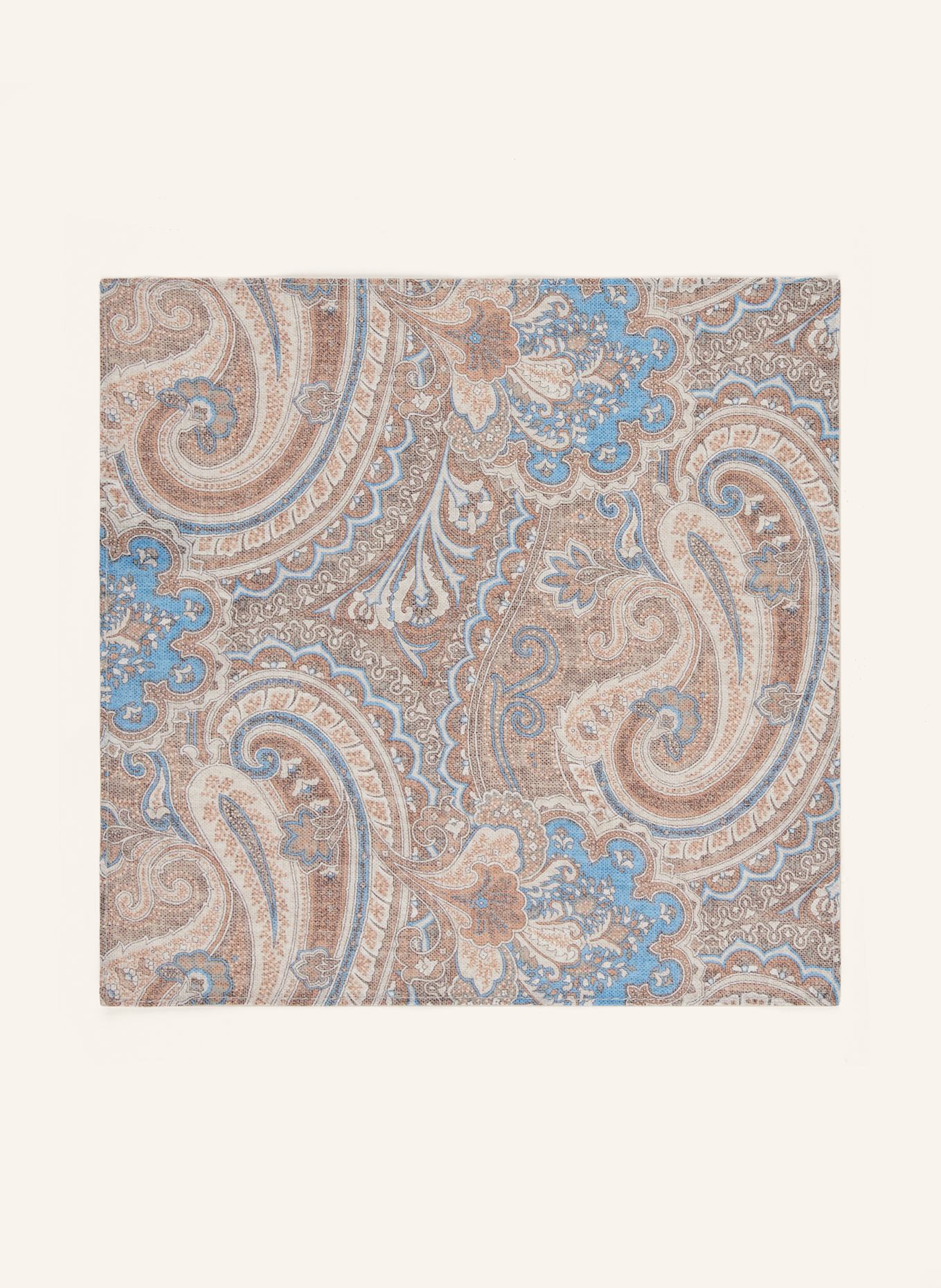 Prince BOWTIE Zestaw: mucha z poszetką: BEŻOWY / JASNONIEBIESKI / KREMOWY