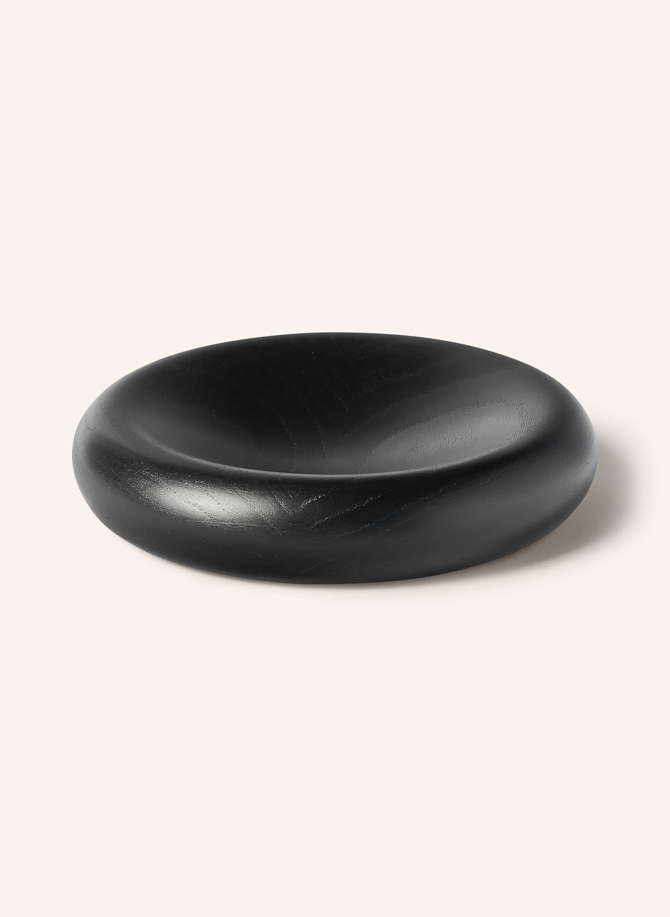 Westwing Collection 2er-Set Dekoschalen CALEB: SCHWARZ / BRAUN