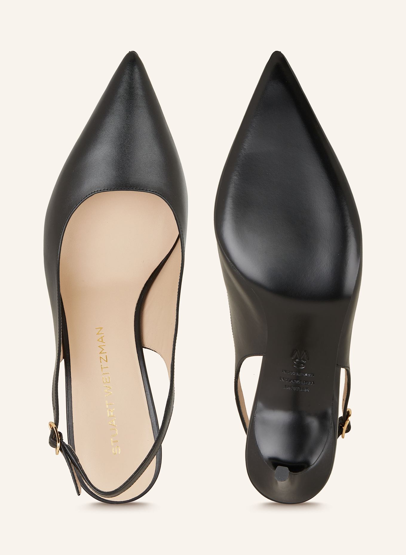 STUART WEITZMAN Slingpumps STUART POWER 75: SCHWARZ