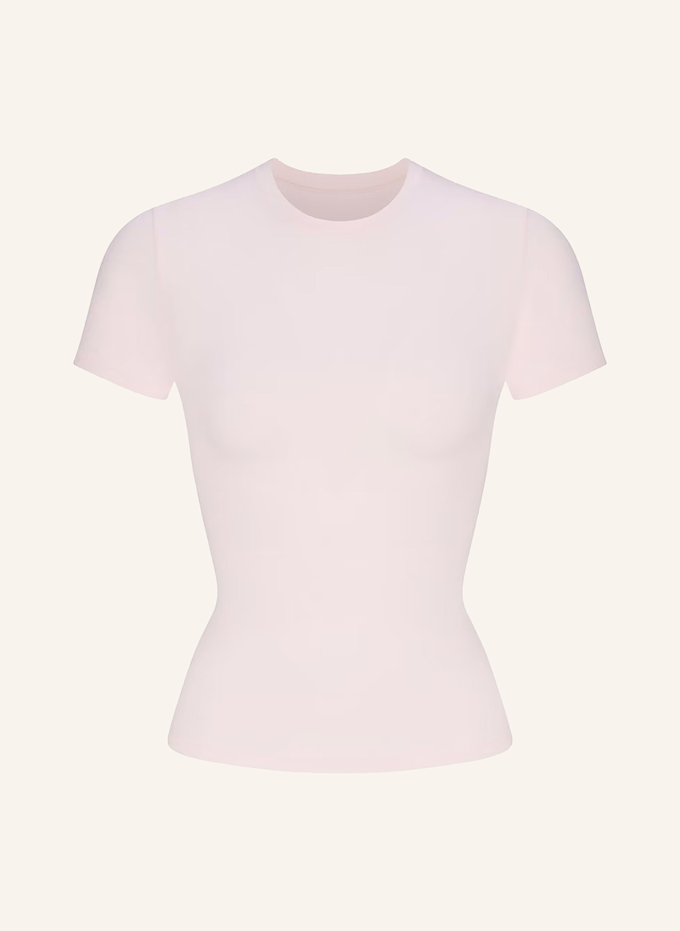 SKIMS COTTON JERSEY lounge shirt: BARELY PINK