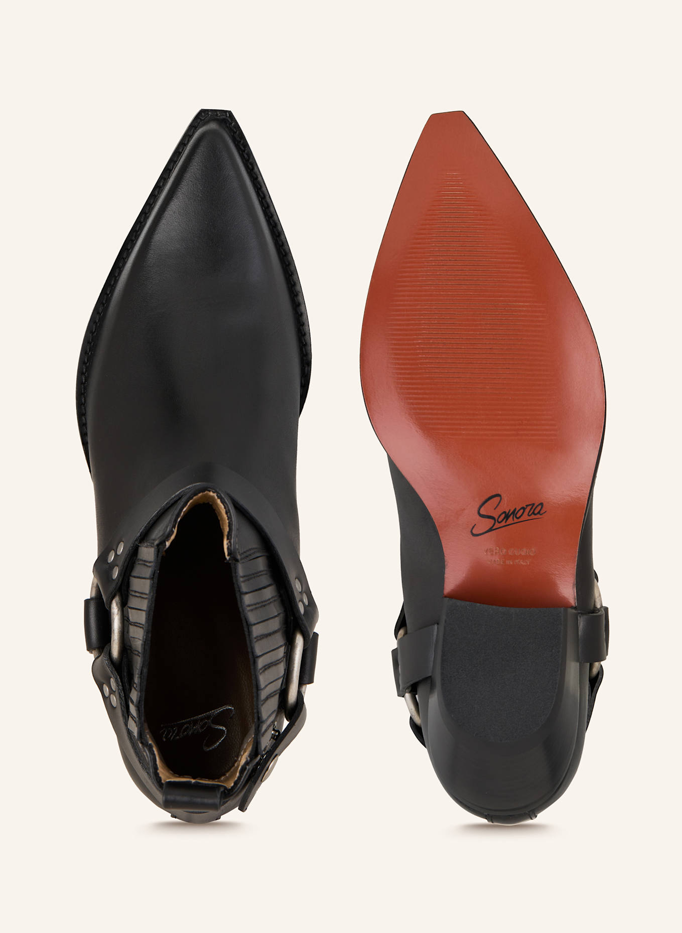 SONORA Cowboy Boots HDALGO: SCHWARZ