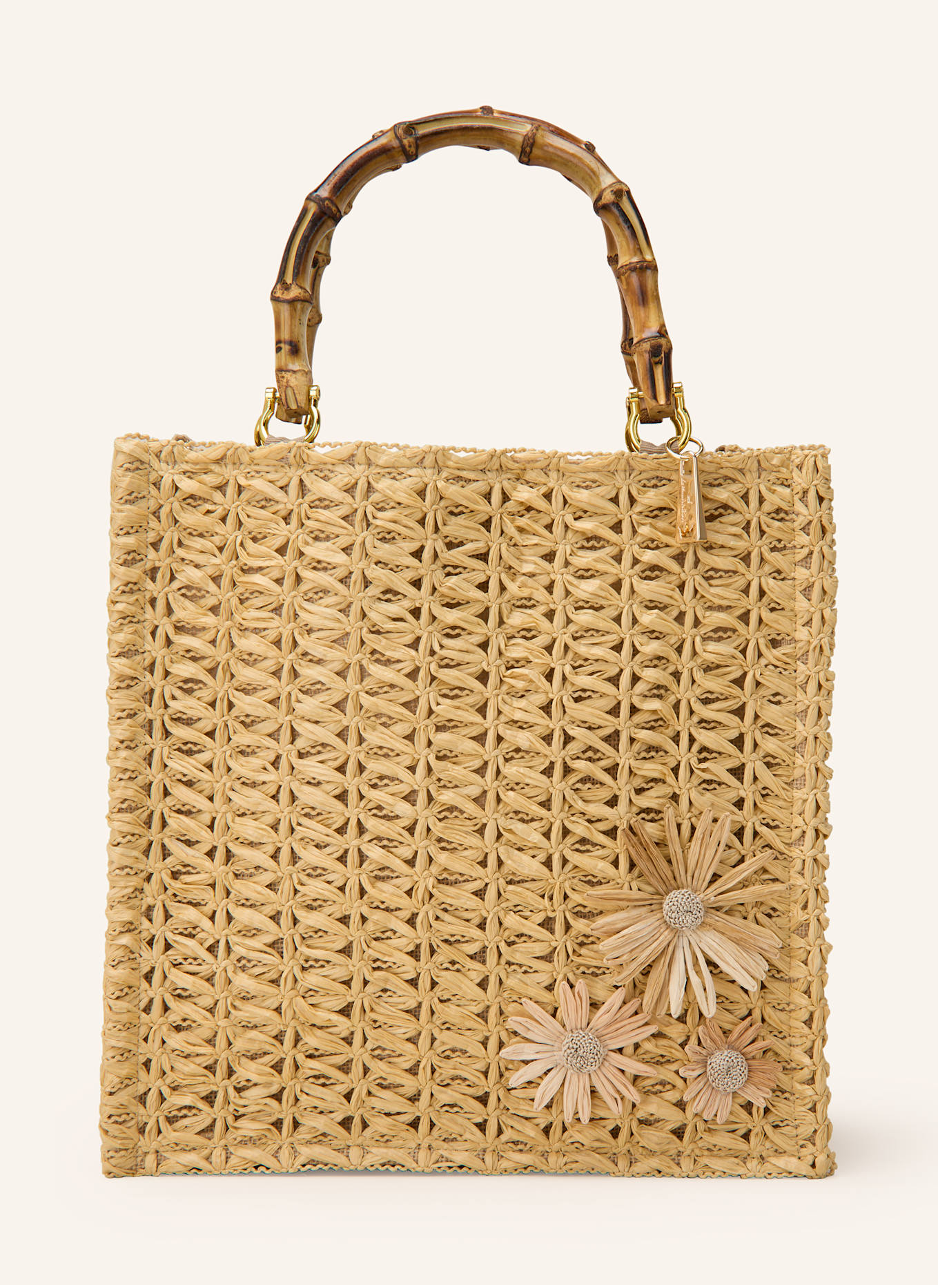 La MILANESA Shopper CAMILLE MEDIUM: BEIGE