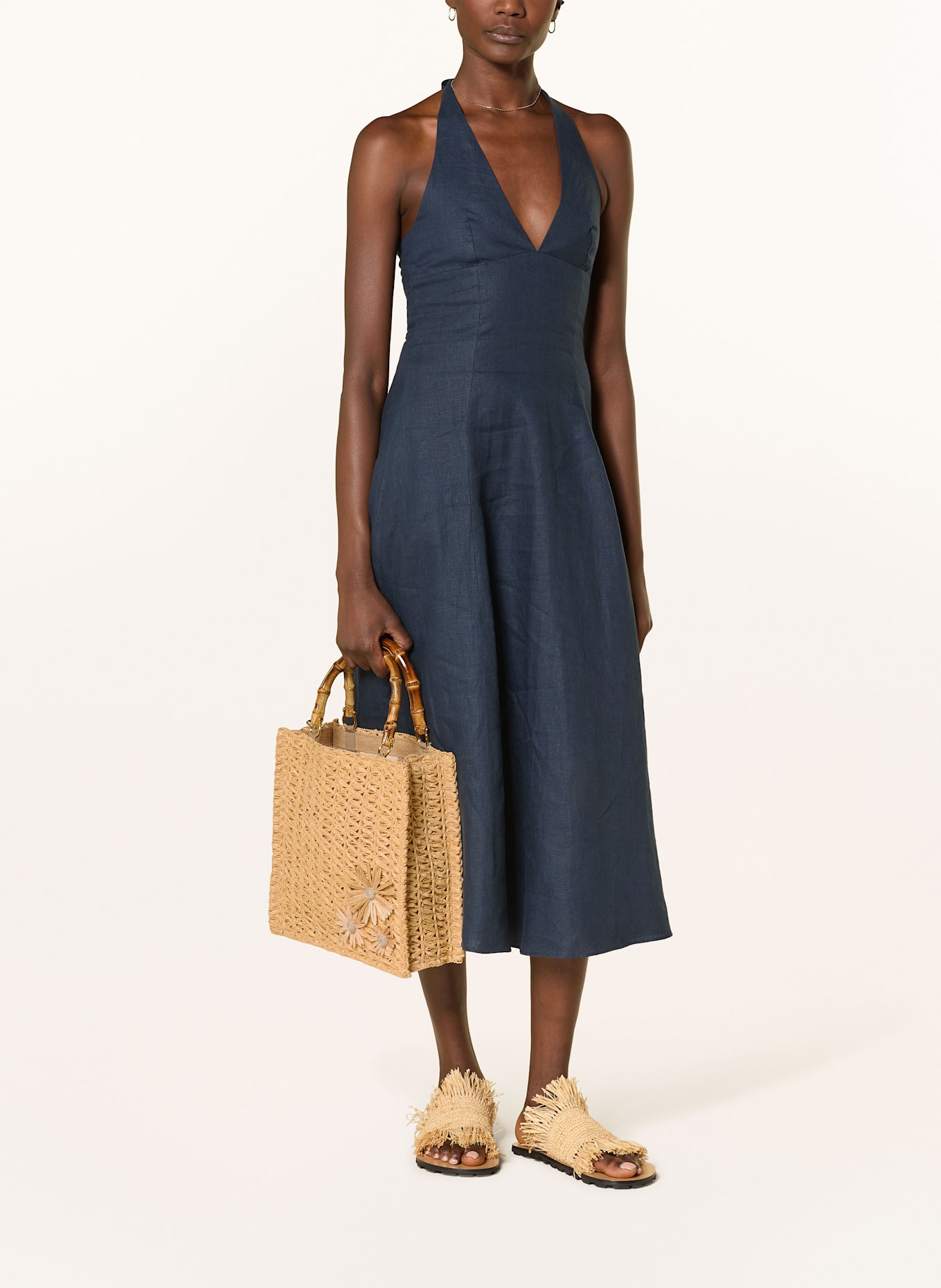 La MILANESA Shopper CAMILLE MEDIUM: BEIGE