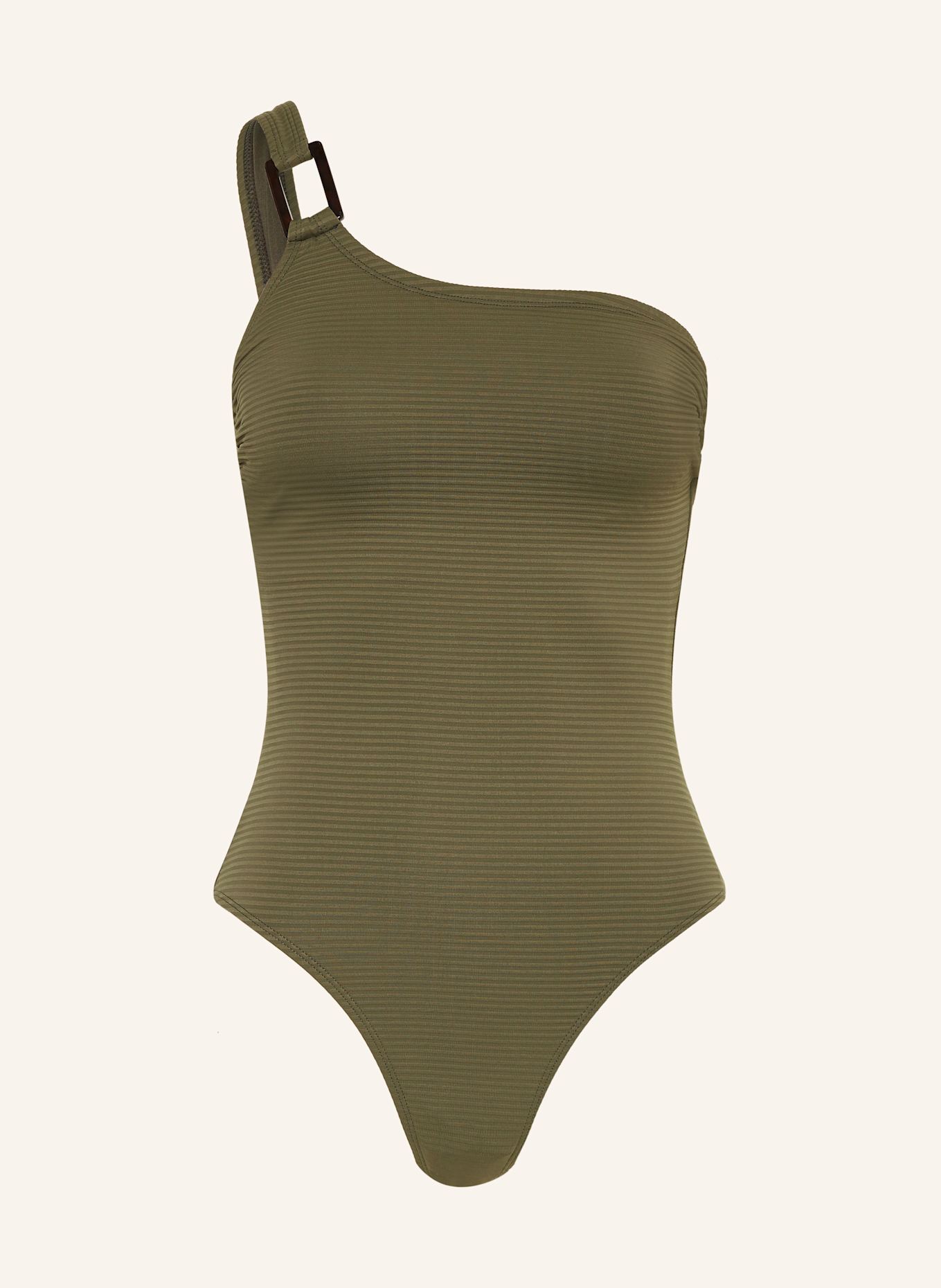 ten Cate One-Shoulder-Badeanzug: OLIV