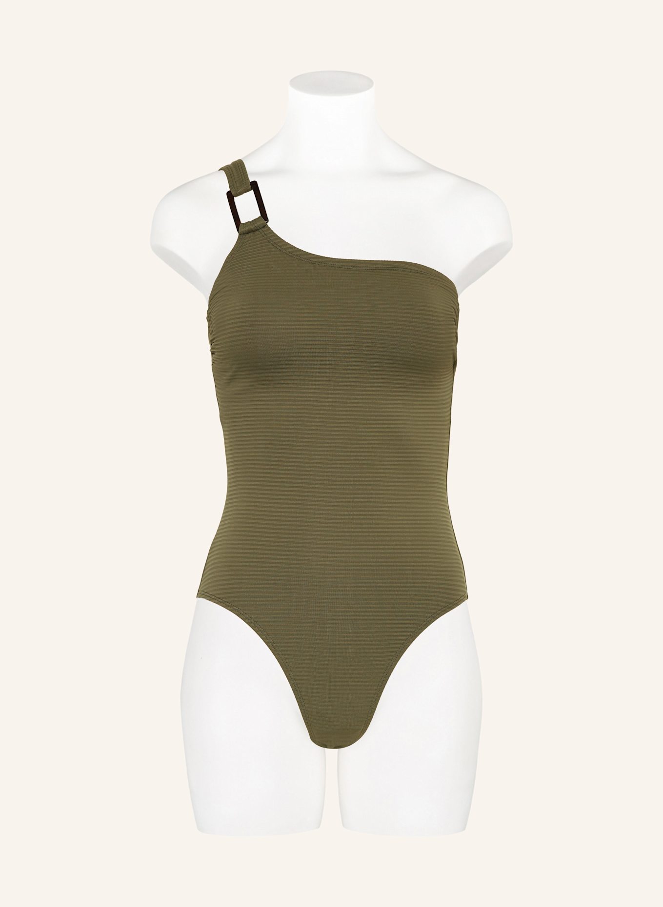 ten Cate One-Shoulder-Badeanzug: OLIV