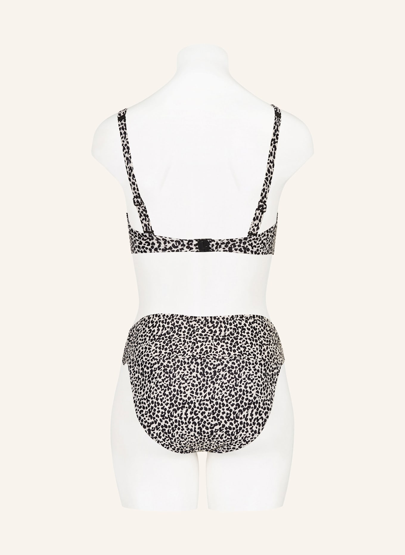 ten Cate Bügel-Bikini-Top: ECRU/ SCHWARZ