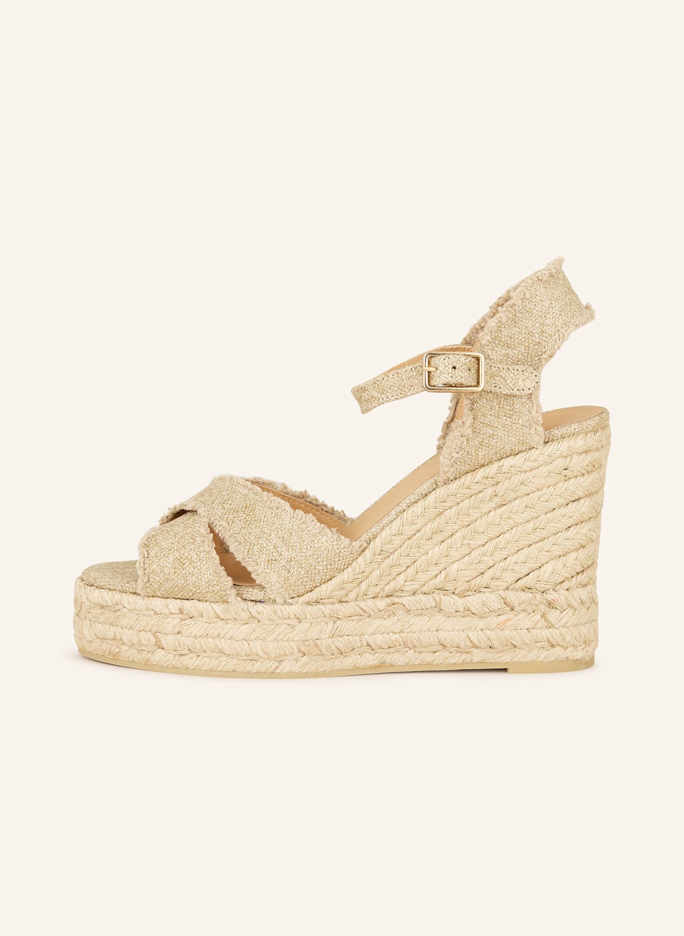 Castaner Plateau-Wedges BROMELIA: BEIGE