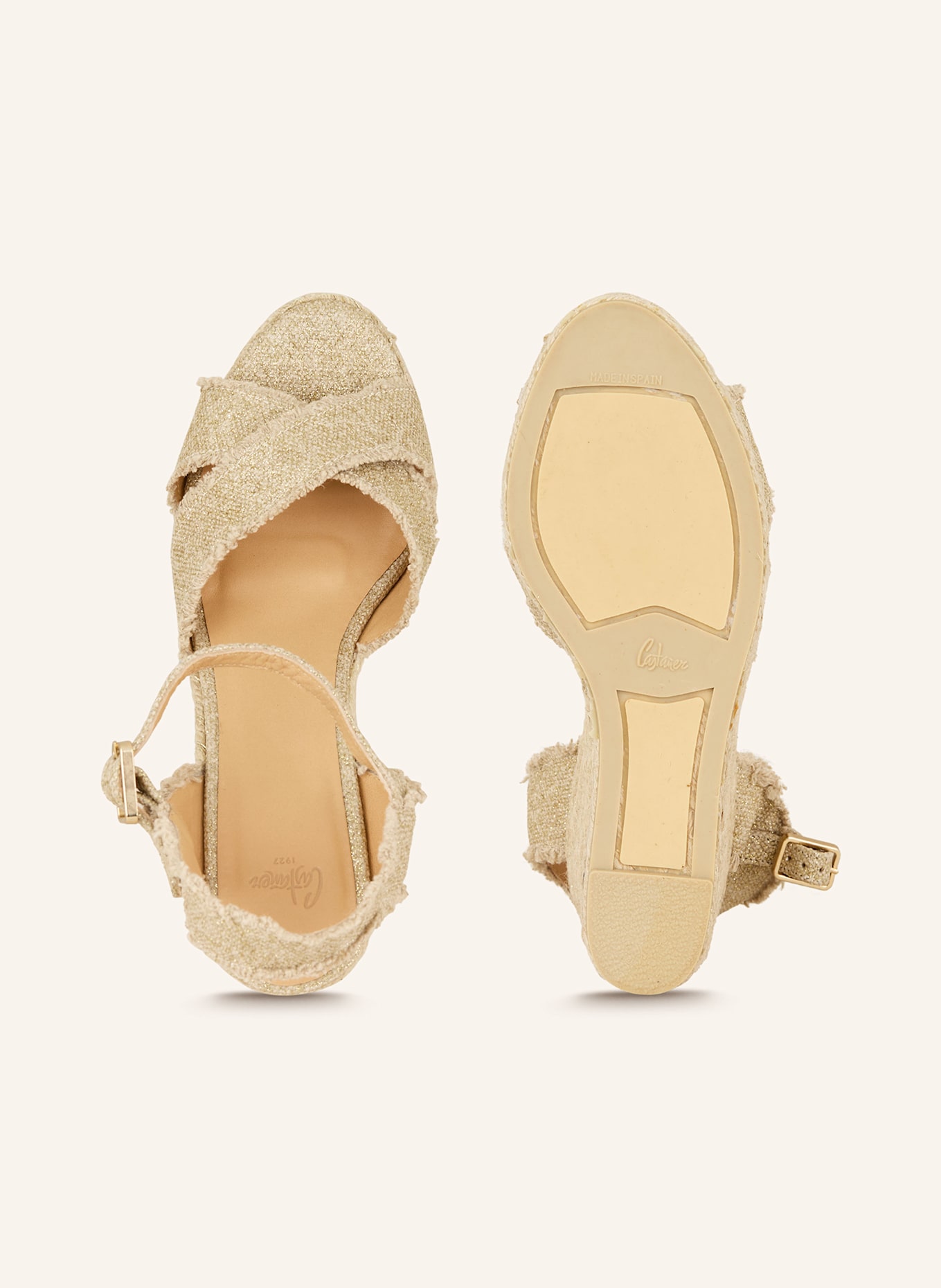 Castaner Plateau-Wedges BROMELIA: BEIGE