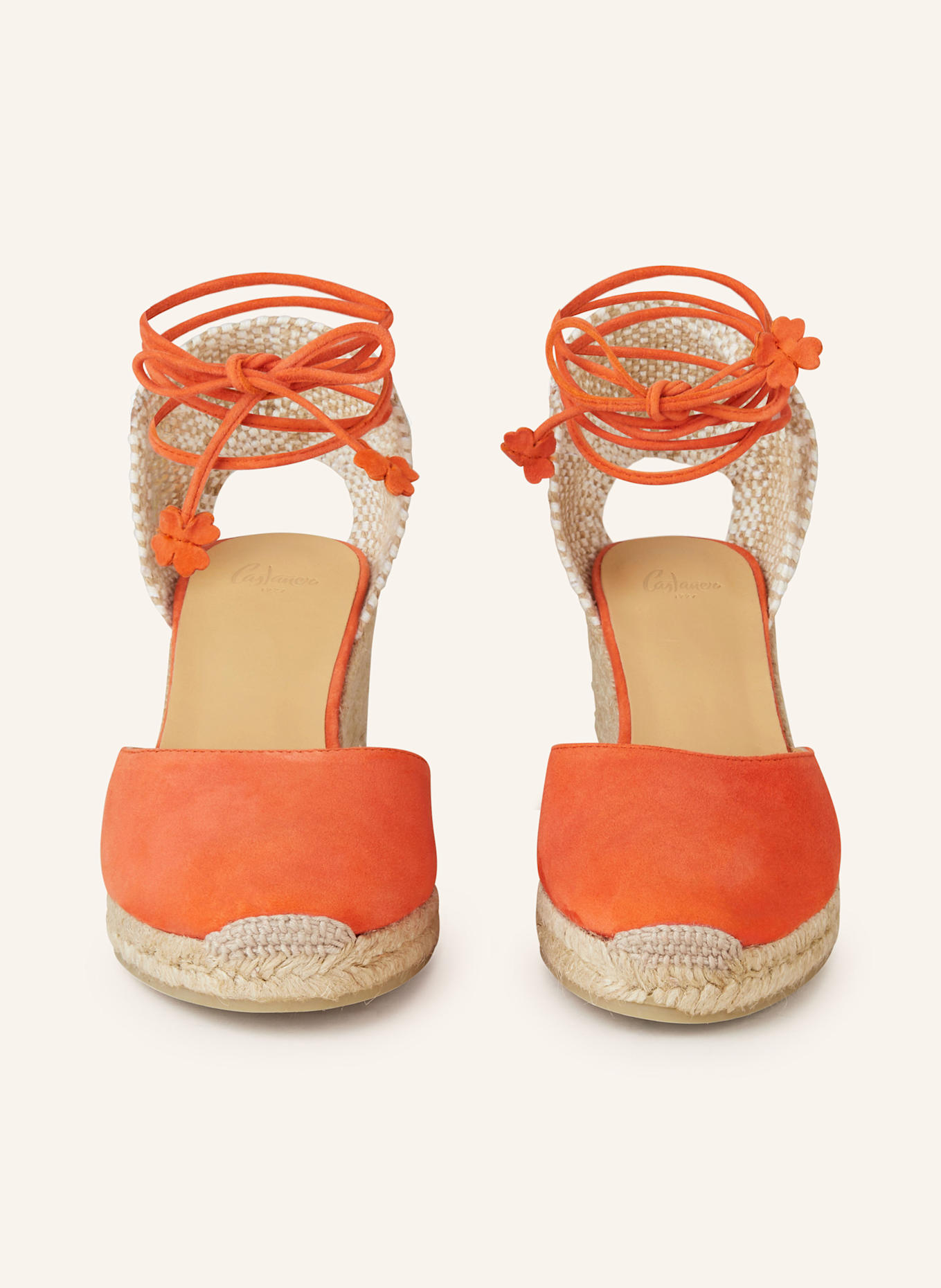 Castaner Sandały na platformie CARINA: POMARAŃCZOWY