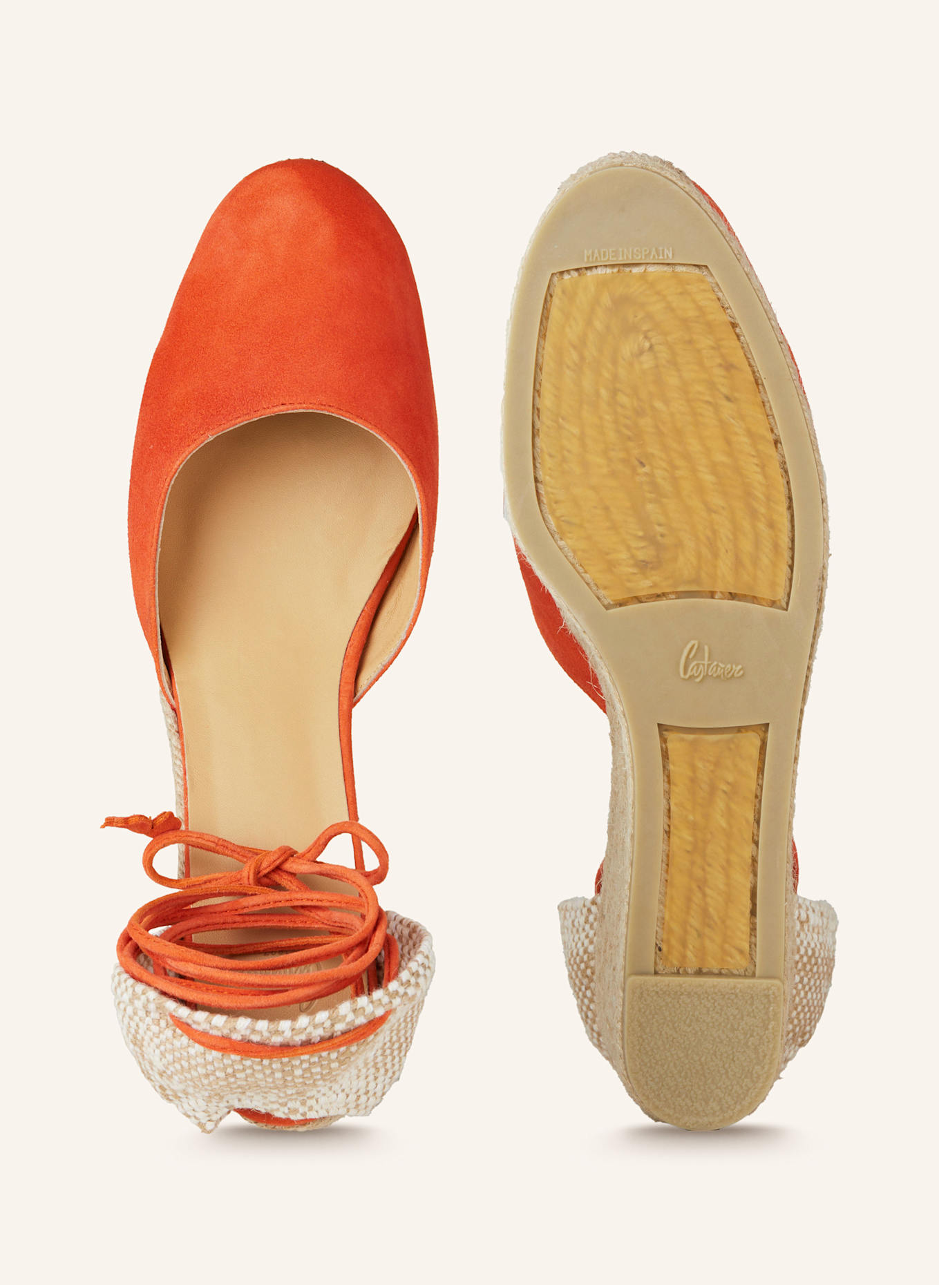 Castaner Sandały na platformie CARINA: POMARAŃCZOWY