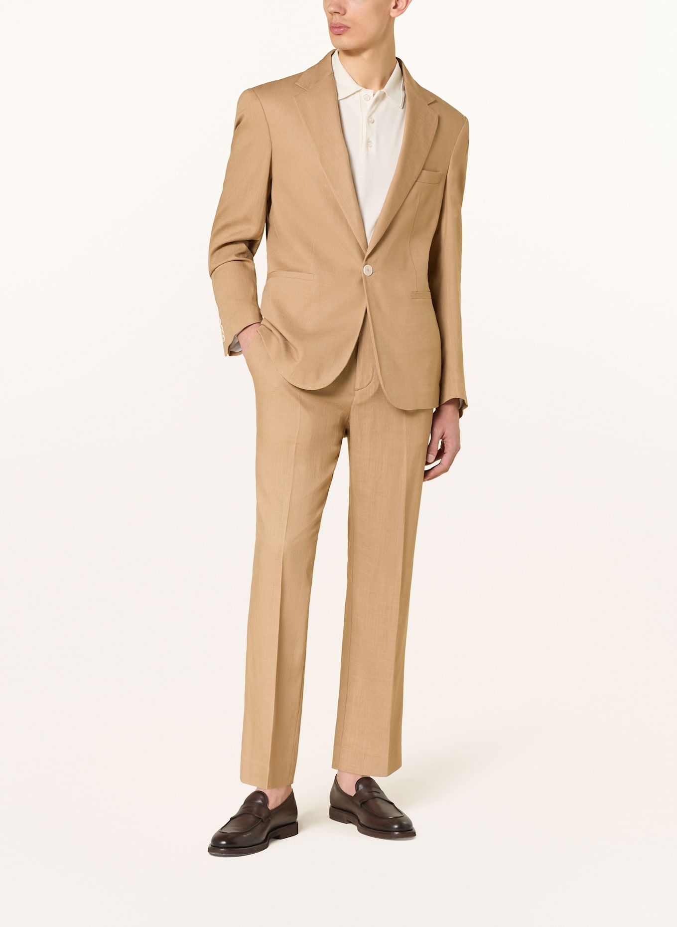 I'M BRIAN Anzugsakko Regular Fit, Farbe: 0025 beige (Bild 2)