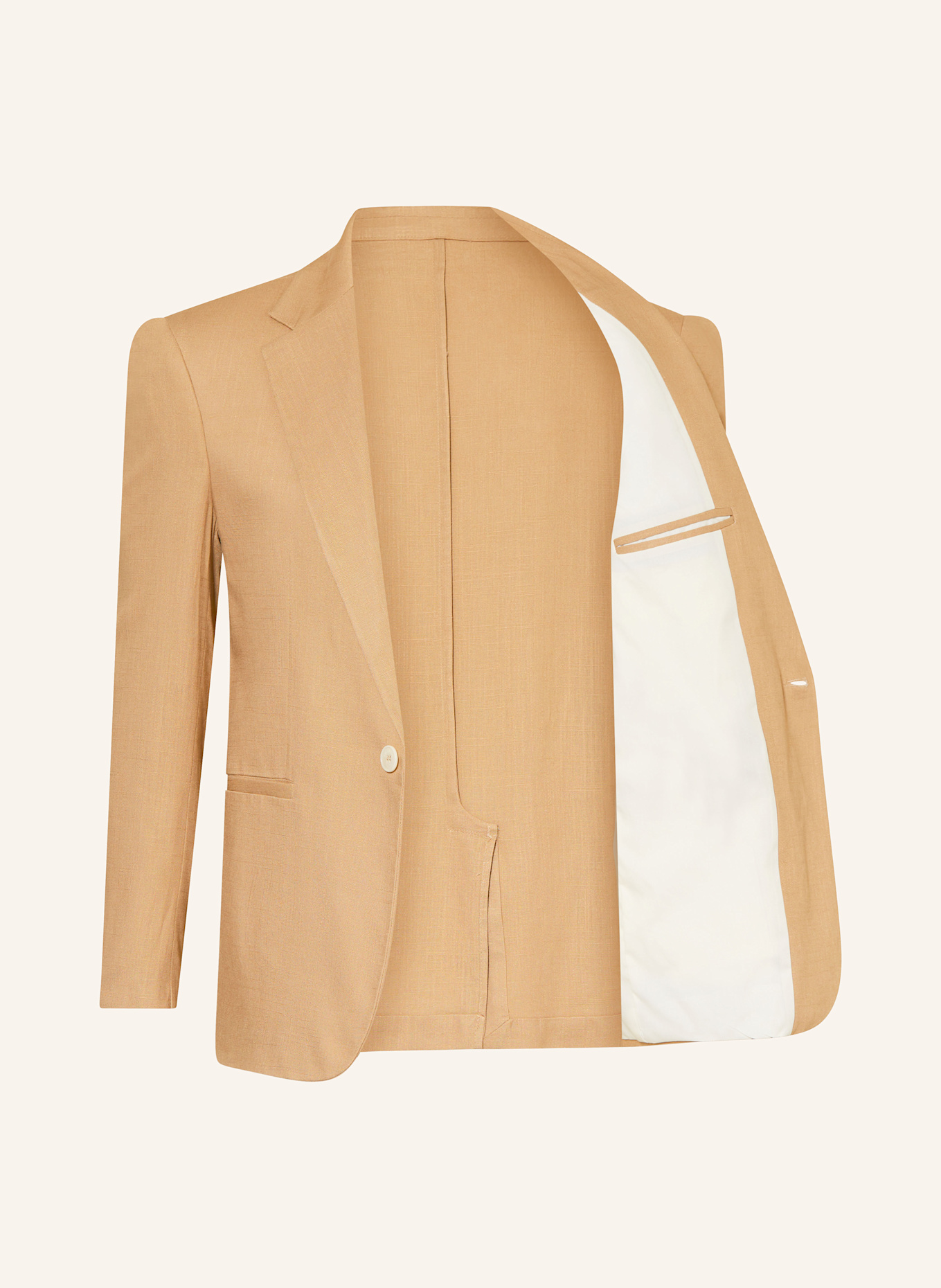 I'M BRIAN Anzugsakko Regular Fit, Farbe: 0025 beige (Bild 4)