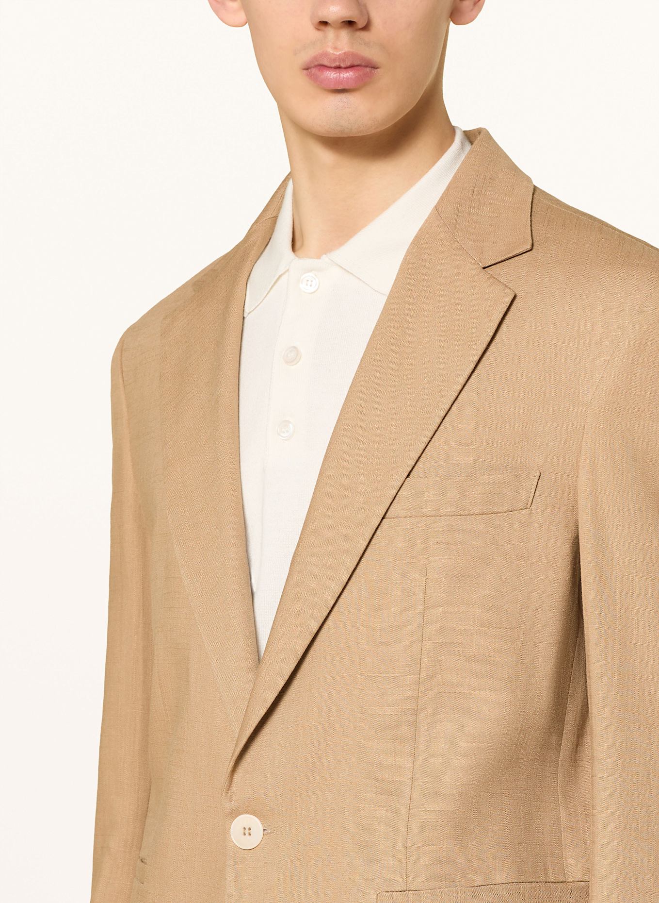 I'M BRIAN Anzugsakko Regular Fit, Farbe: 0025 beige (Bild 5)