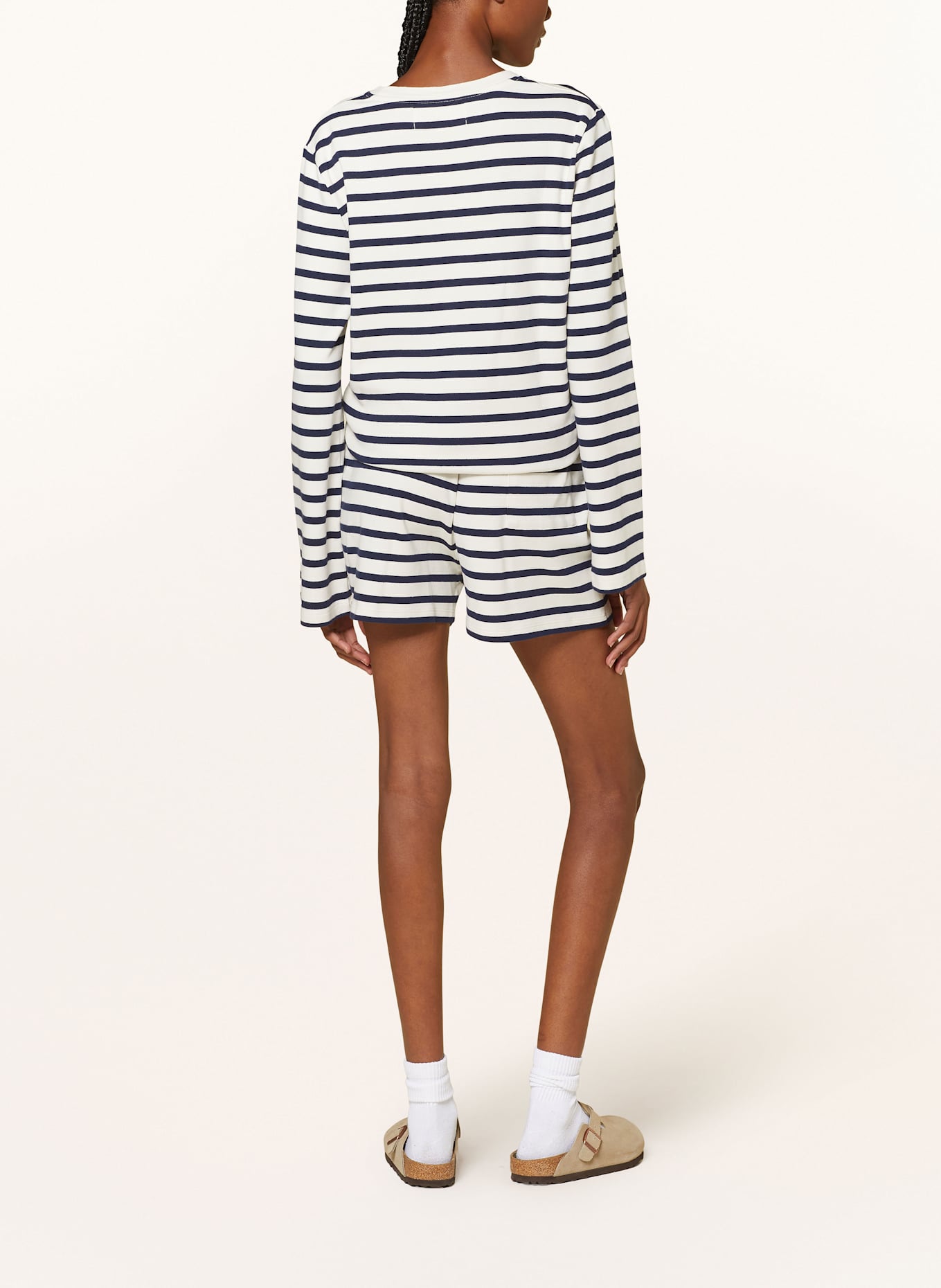 LADNERI Shorts MIMIZAN, Farbe: DUNKELBLAU/ ECRU (Bild 3)
