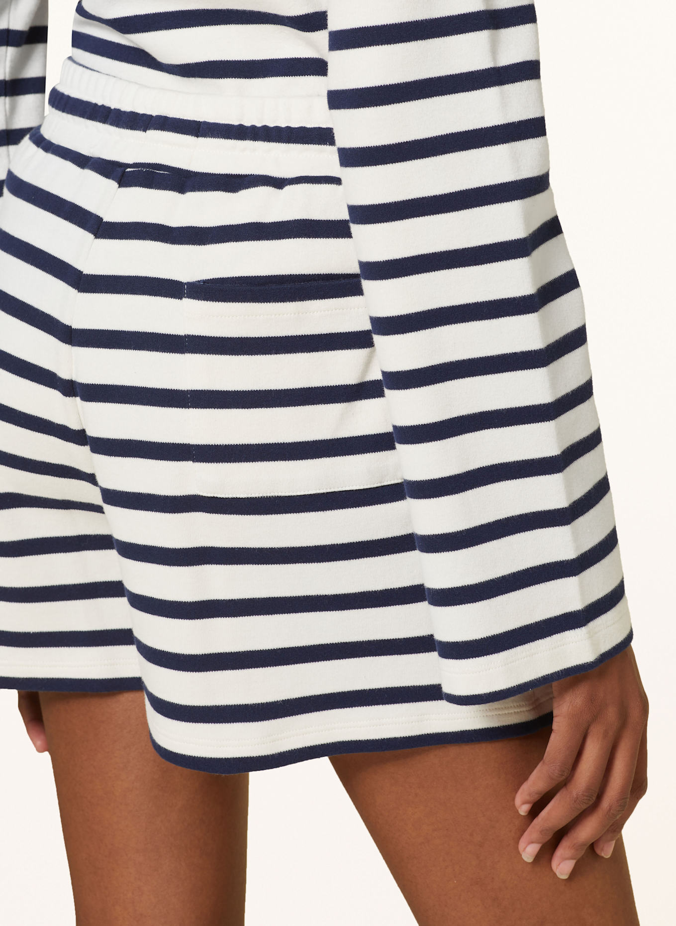 LADNERI Shorts MIMIZAN, Farbe: DUNKELBLAU/ ECRU (Bild 6)
