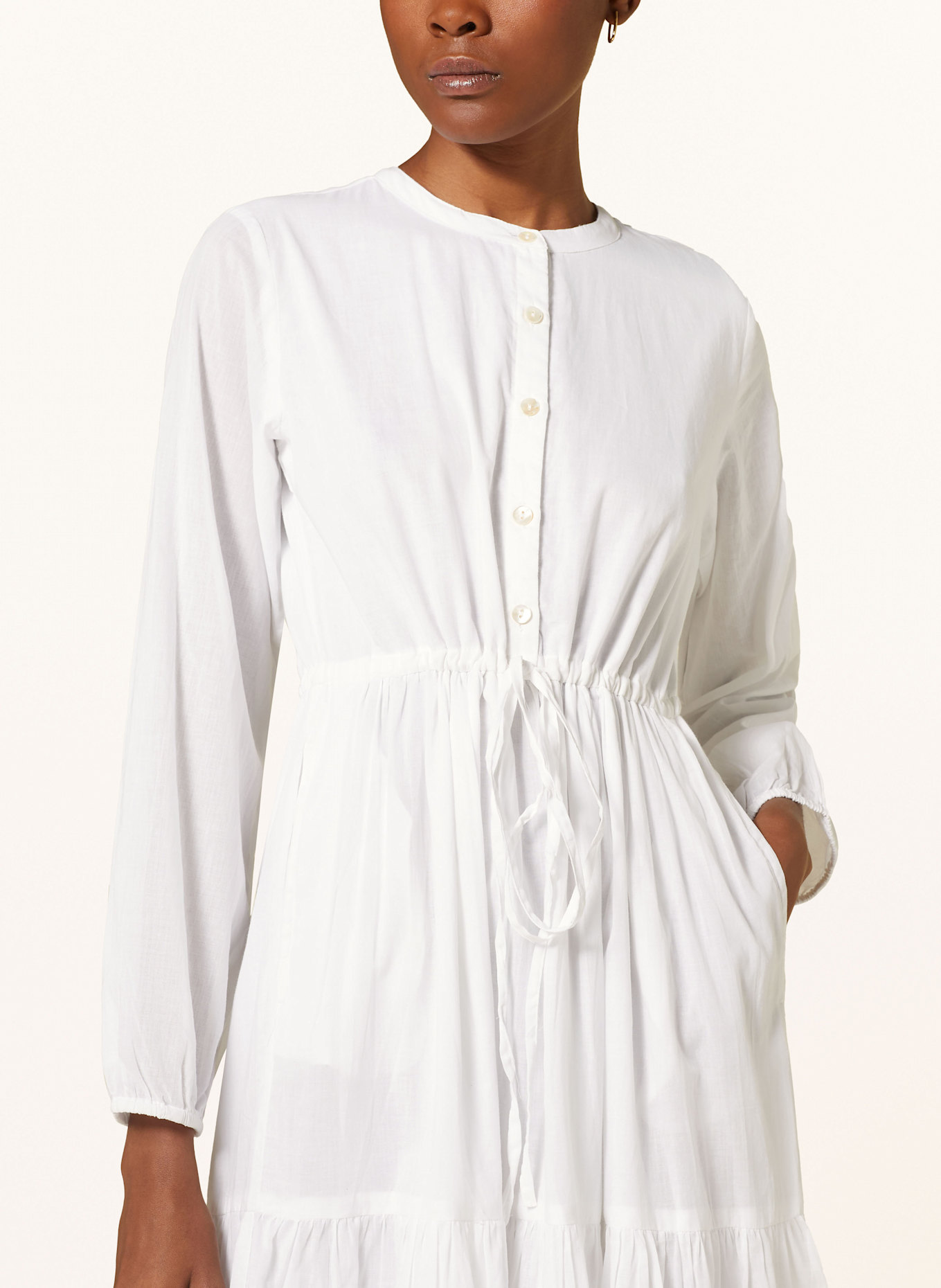 LADNERI Kleid D'AZUR: WEISS