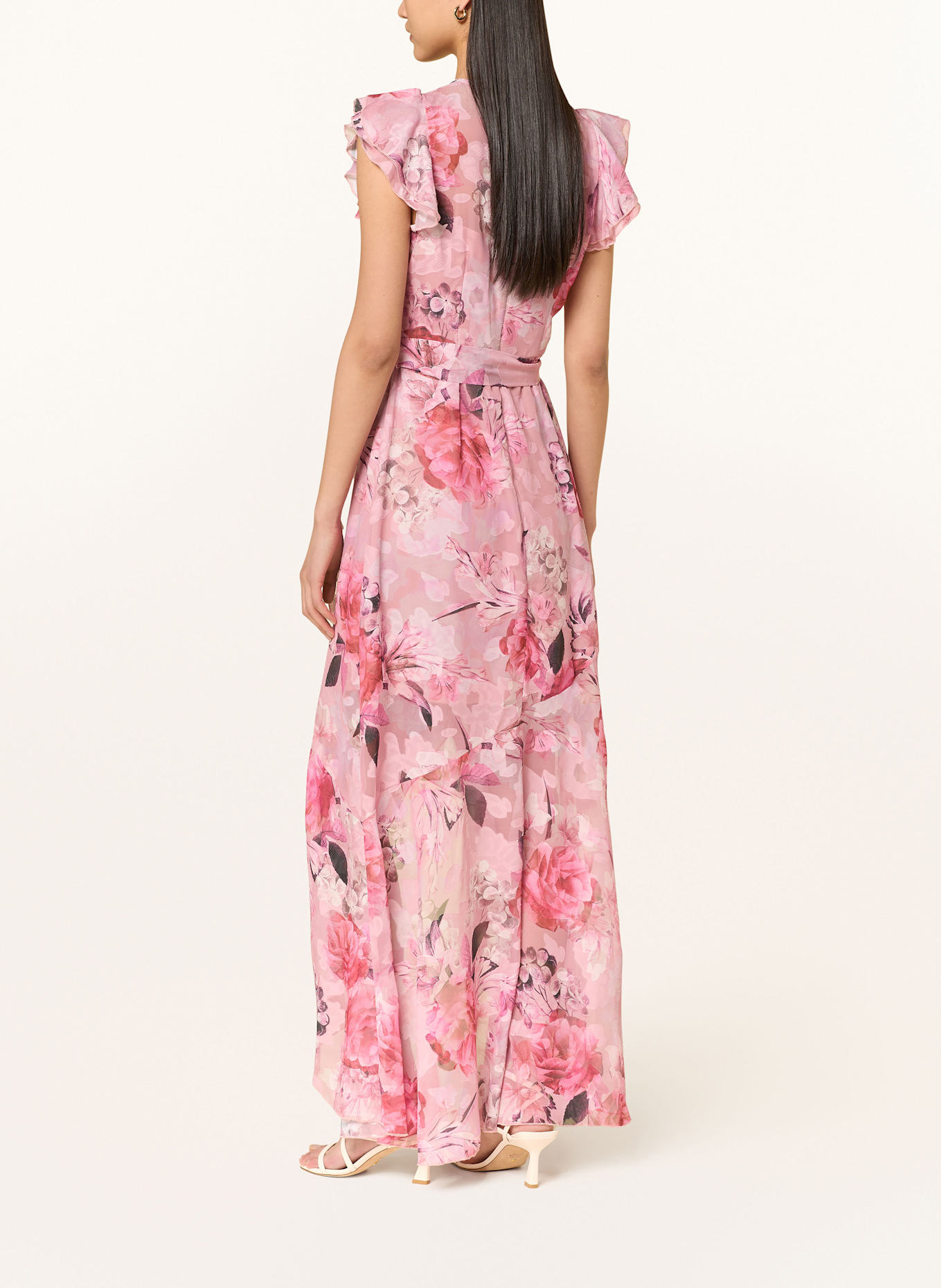 LIPSY Cocktailkleid FLORAL: ROSÉ / PINK / ALTROSA