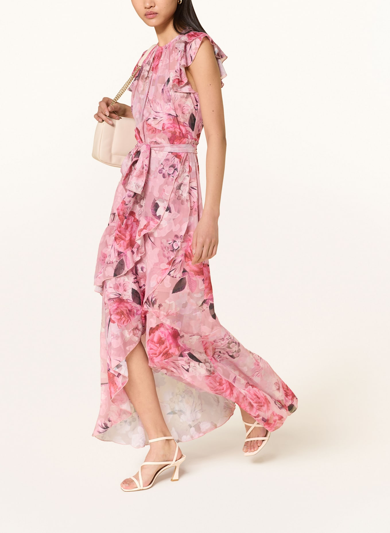 LIPSY Cocktailkleid FLORAL: ROSÉ / PINK / ALTROSA