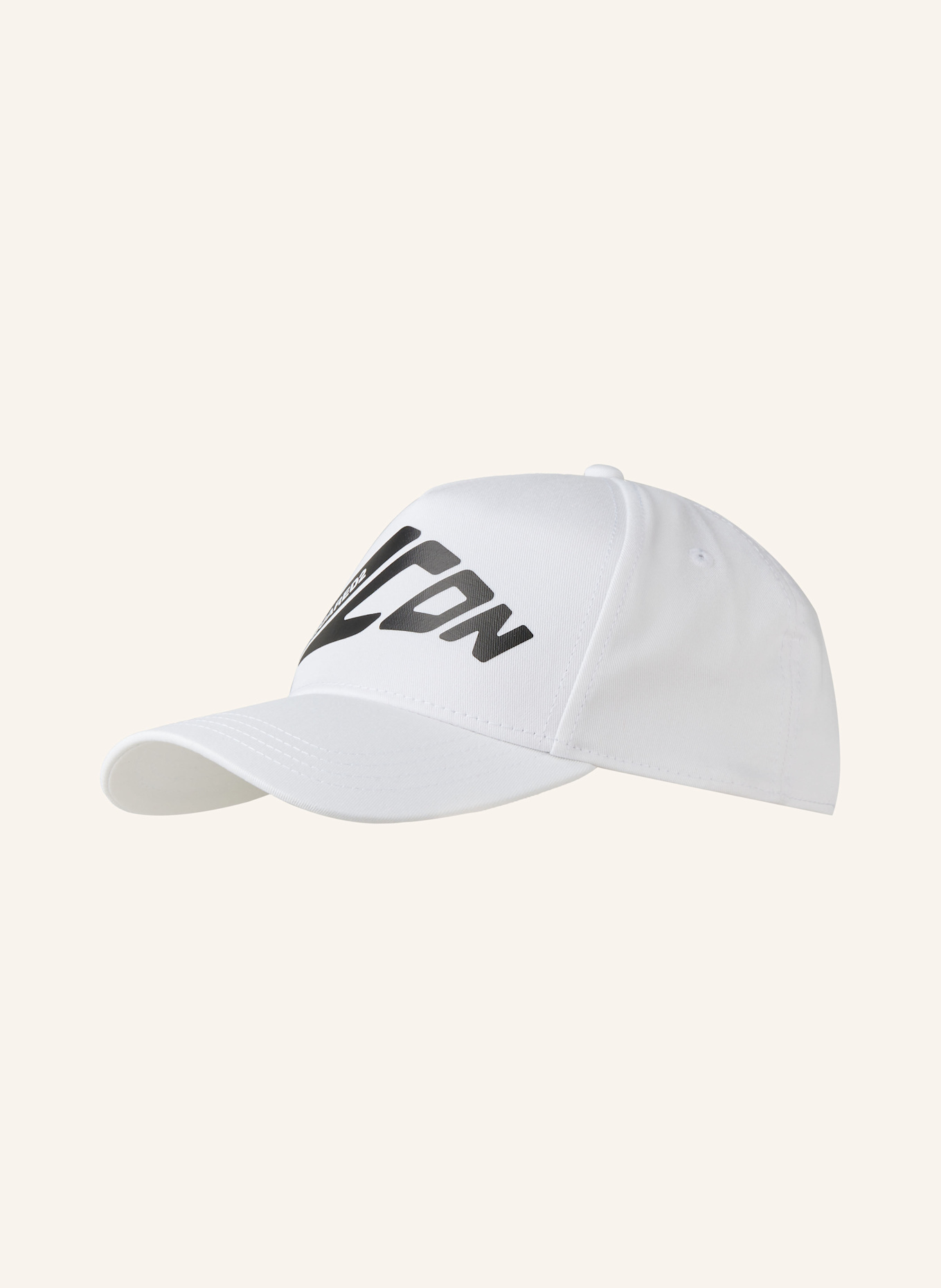 DSQUARED2 Cap: WEISS / SCHWARZ