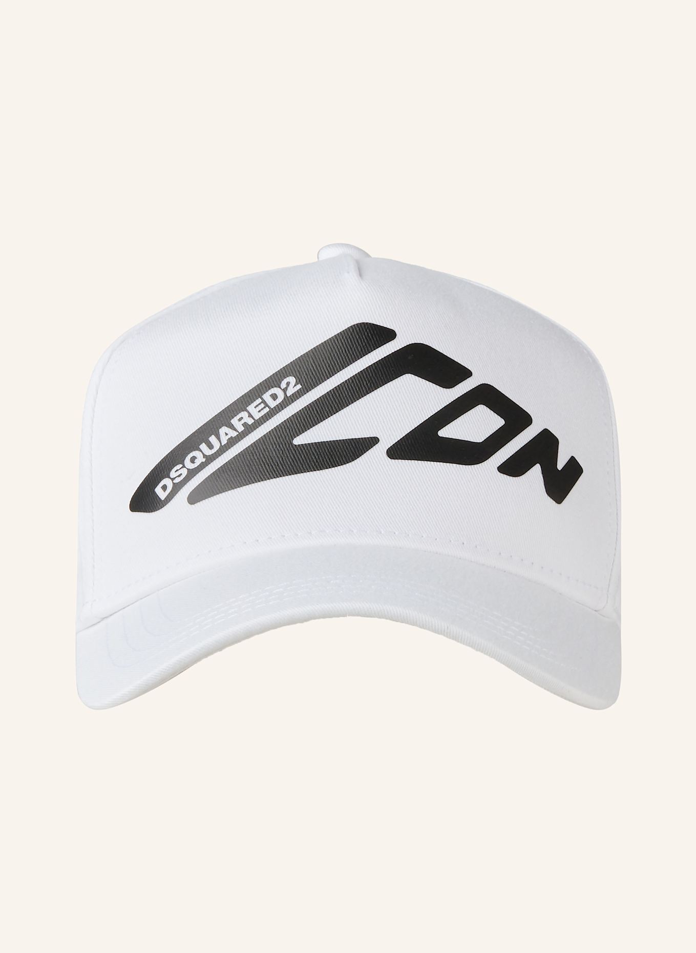 DSQUARED2 Cap: WEISS / SCHWARZ