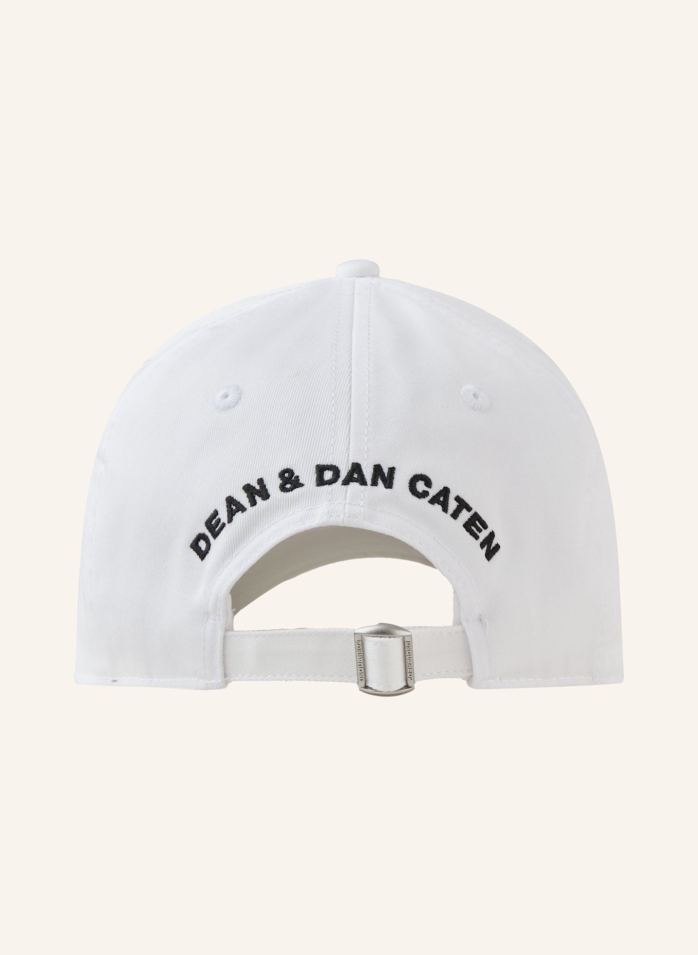 DSQUARED2 Cap: WEISS / SCHWARZ